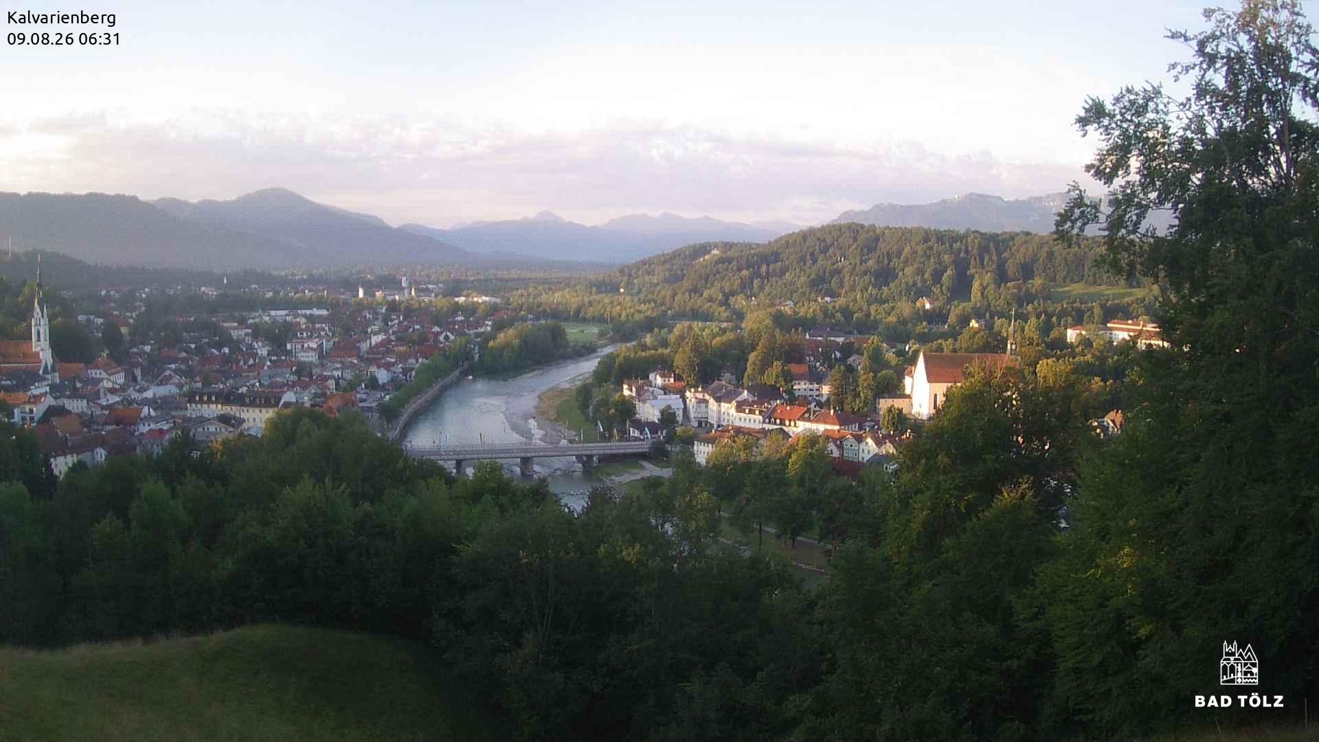 Archiv Foto Webcam Kalvarienberg bei Bad Tölz
