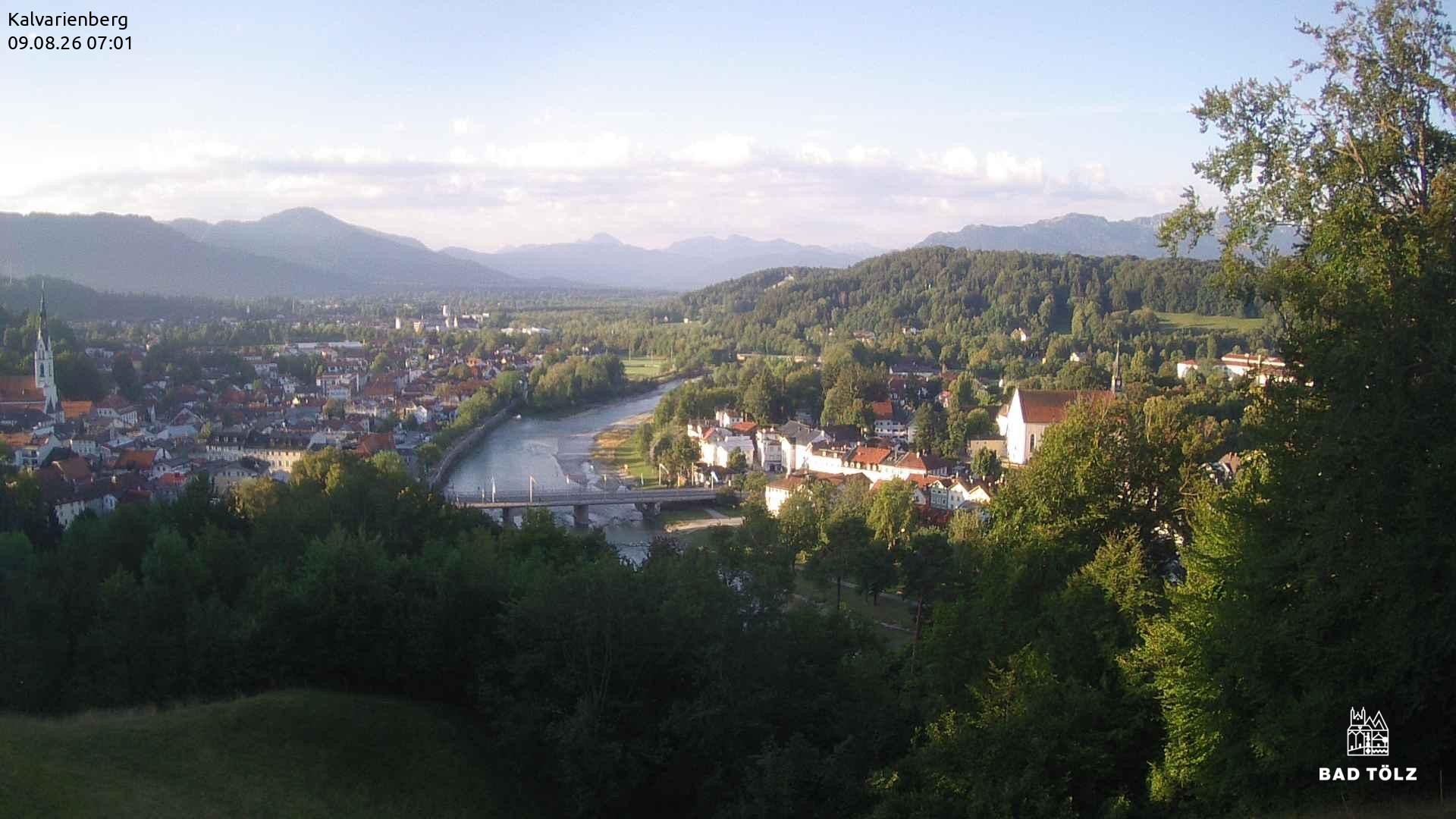Archiv Foto Webcam Kalvarienberg bei Bad Tölz