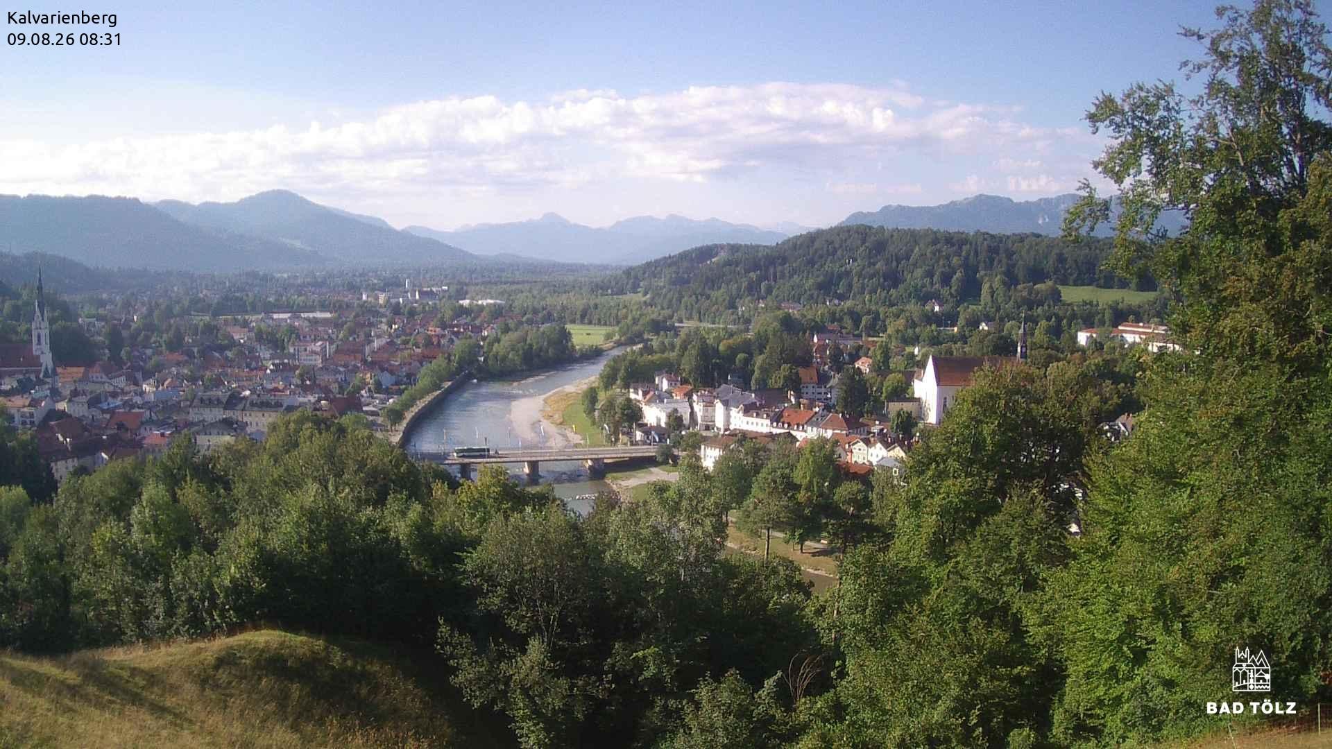 Archiv Foto Webcam Kalvarienberg bei Bad Tölz