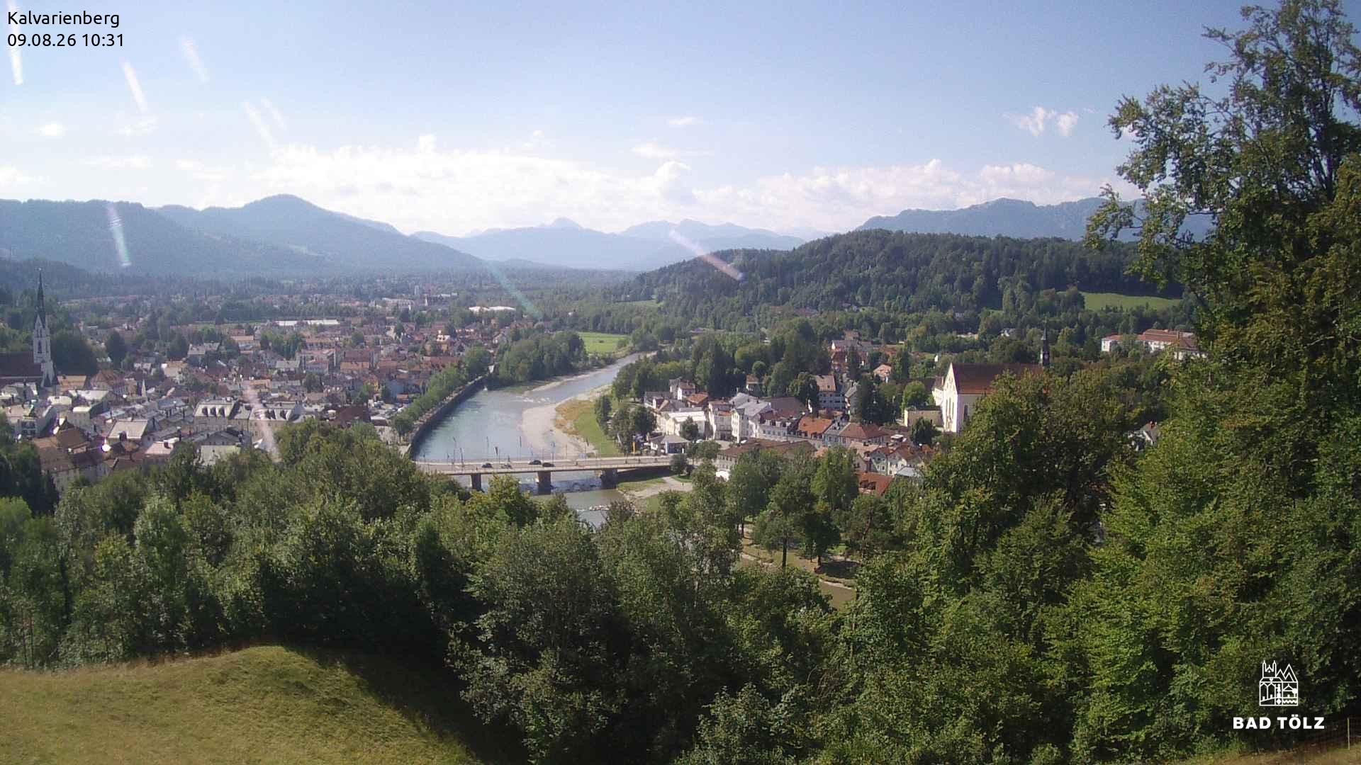 Archiv Foto Webcam Kalvarienberg bei Bad Tölz