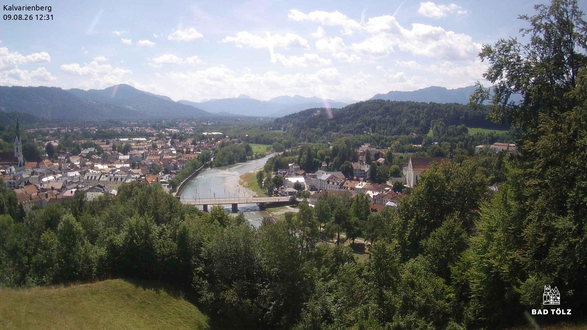 Archiv Foto Webcam Kalvarienberg bei Bad Tölz