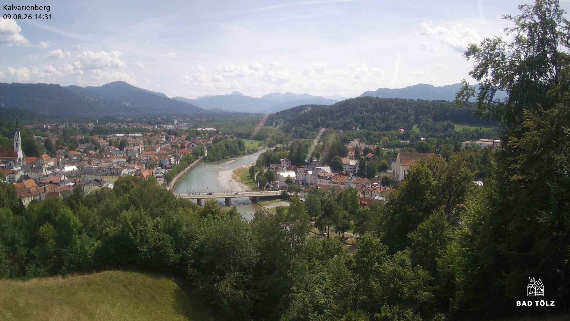 Archiv Foto Webcam Kalvarienberg bei Bad Tölz