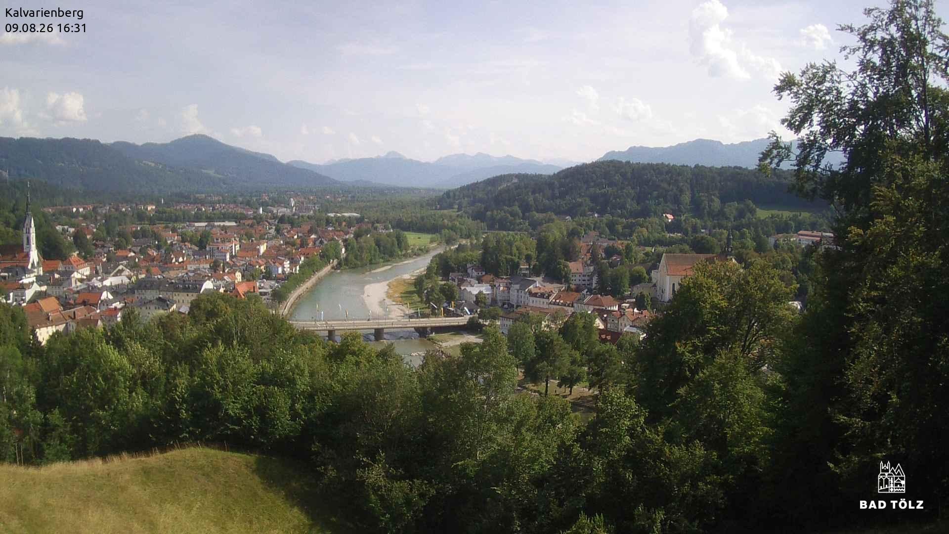 Archiv Foto Webcam Kalvarienberg bei Bad Tölz