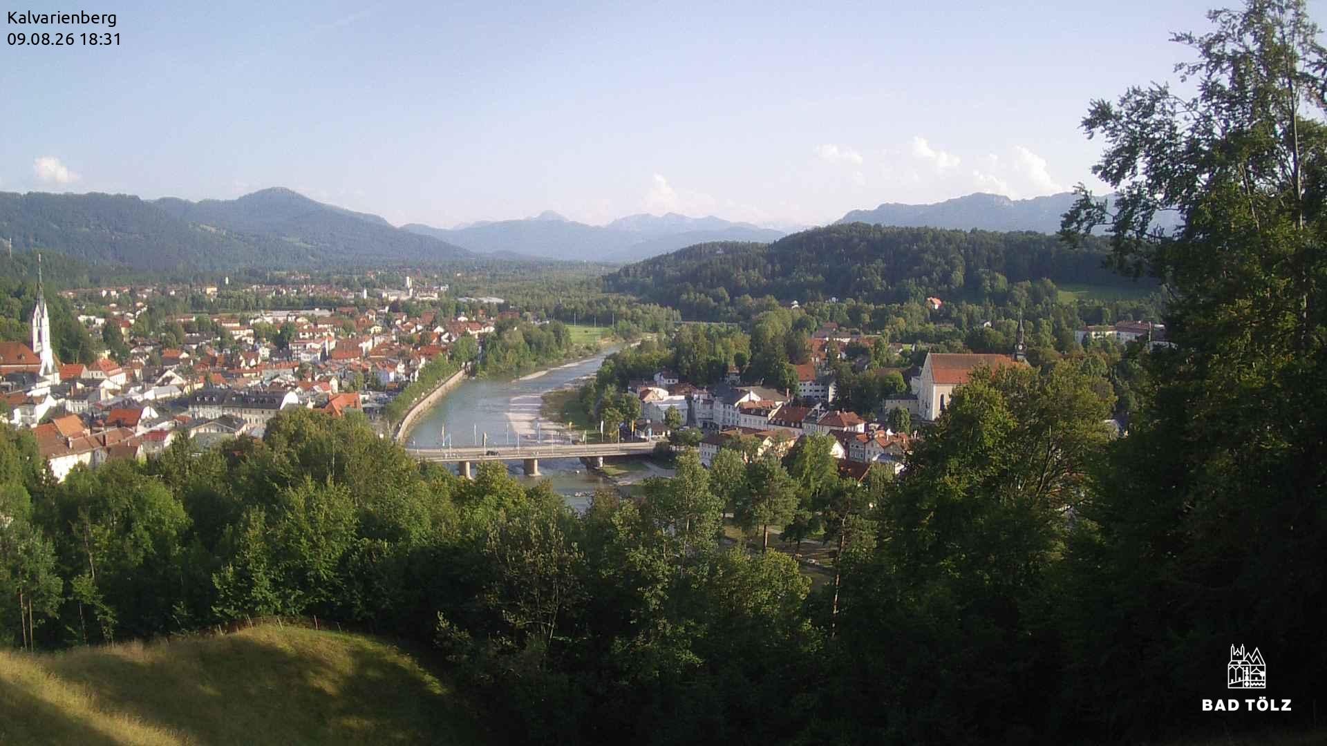 Archiv Foto Webcam Kalvarienberg bei Bad Tölz
