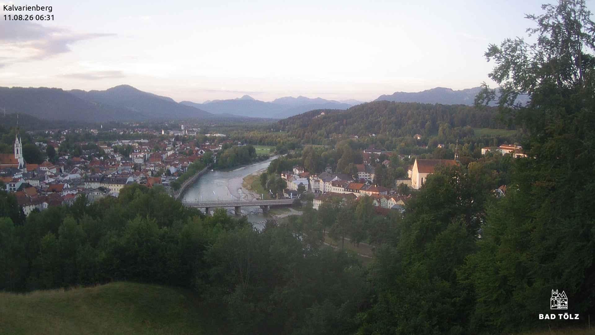 Archiv Foto Webcam Kalvarienberg bei Bad Tölz