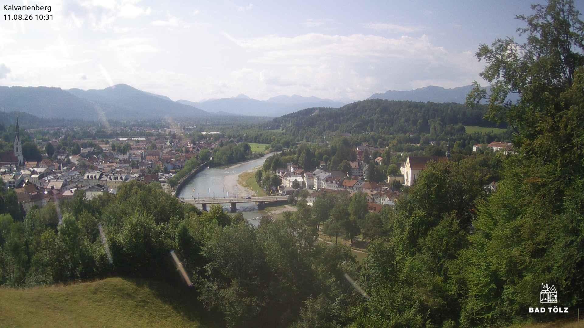 Archiv Foto Webcam Kalvarienberg bei Bad Tölz