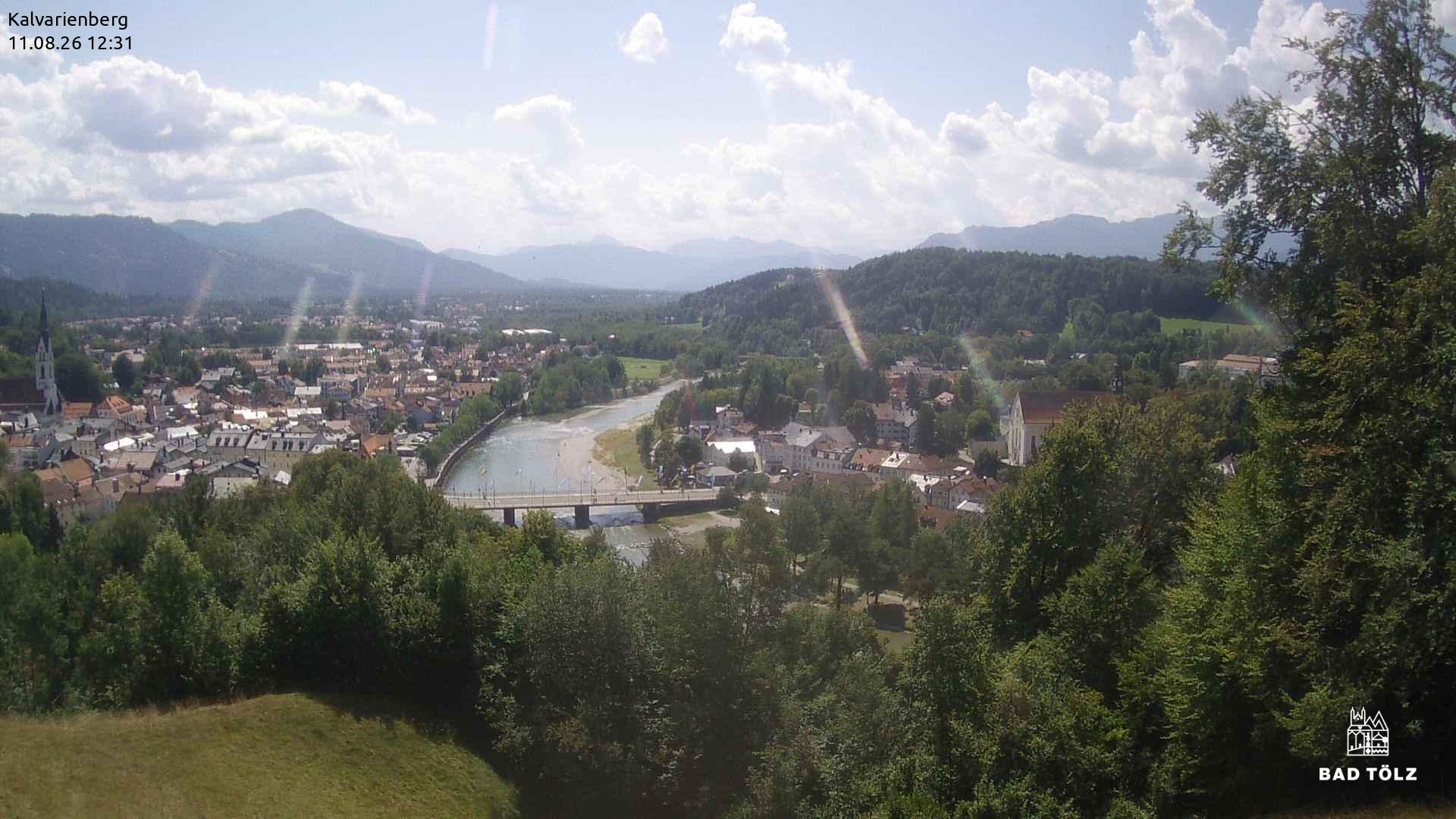 Archiv Foto Webcam Kalvarienberg bei Bad Tölz