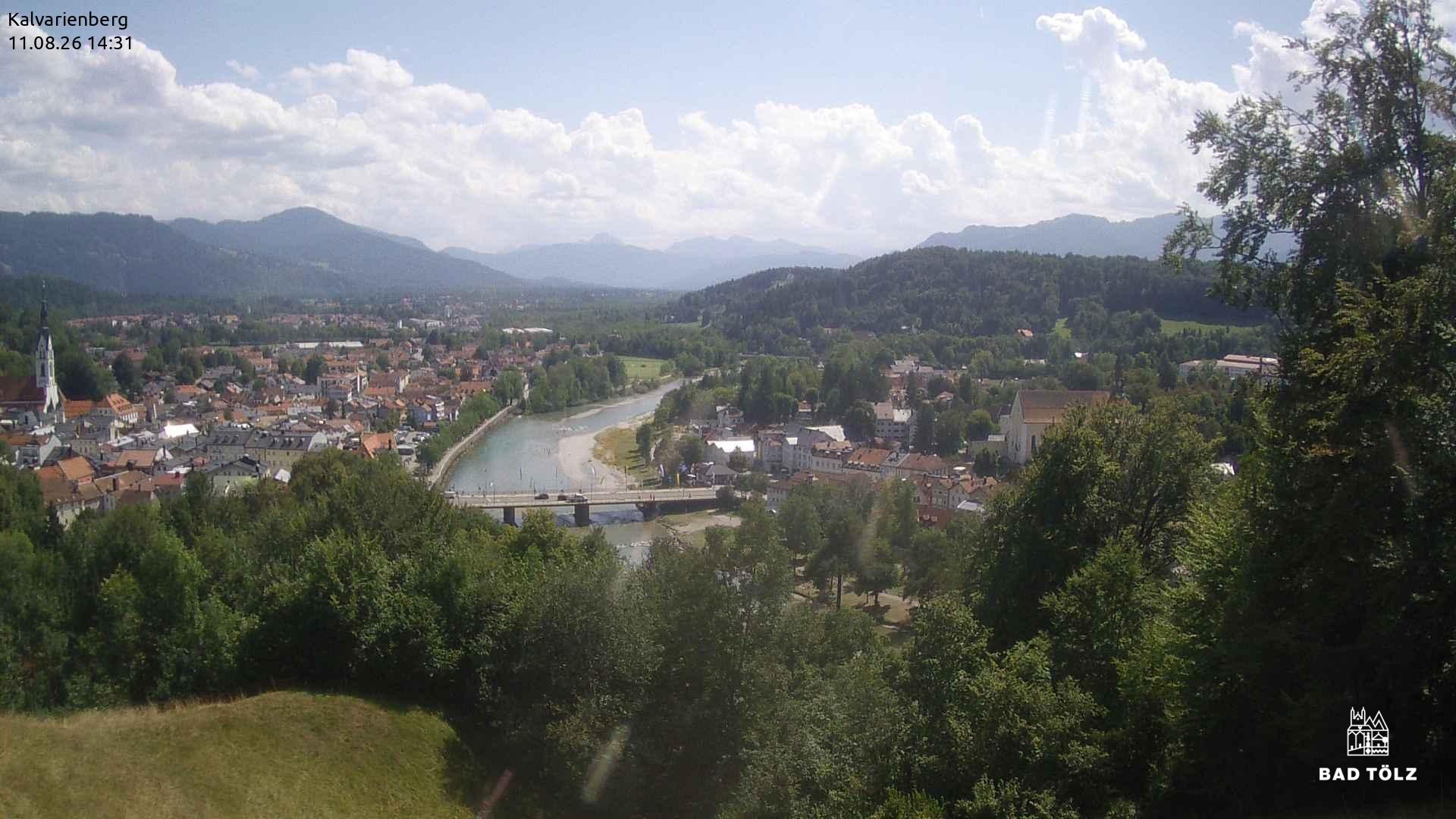 Archiv Foto Webcam Kalvarienberg bei Bad Tölz