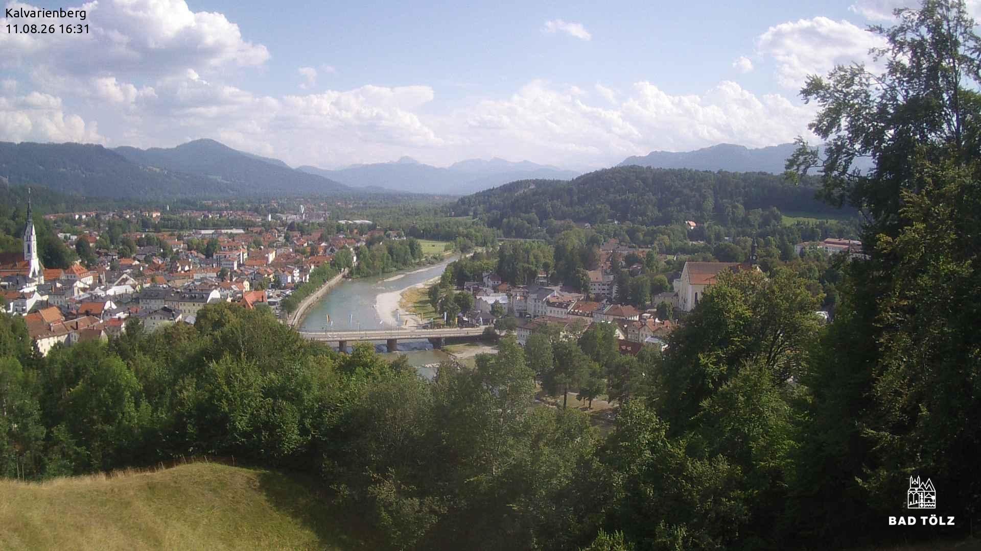 Archiv Foto Webcam Kalvarienberg bei Bad Tölz