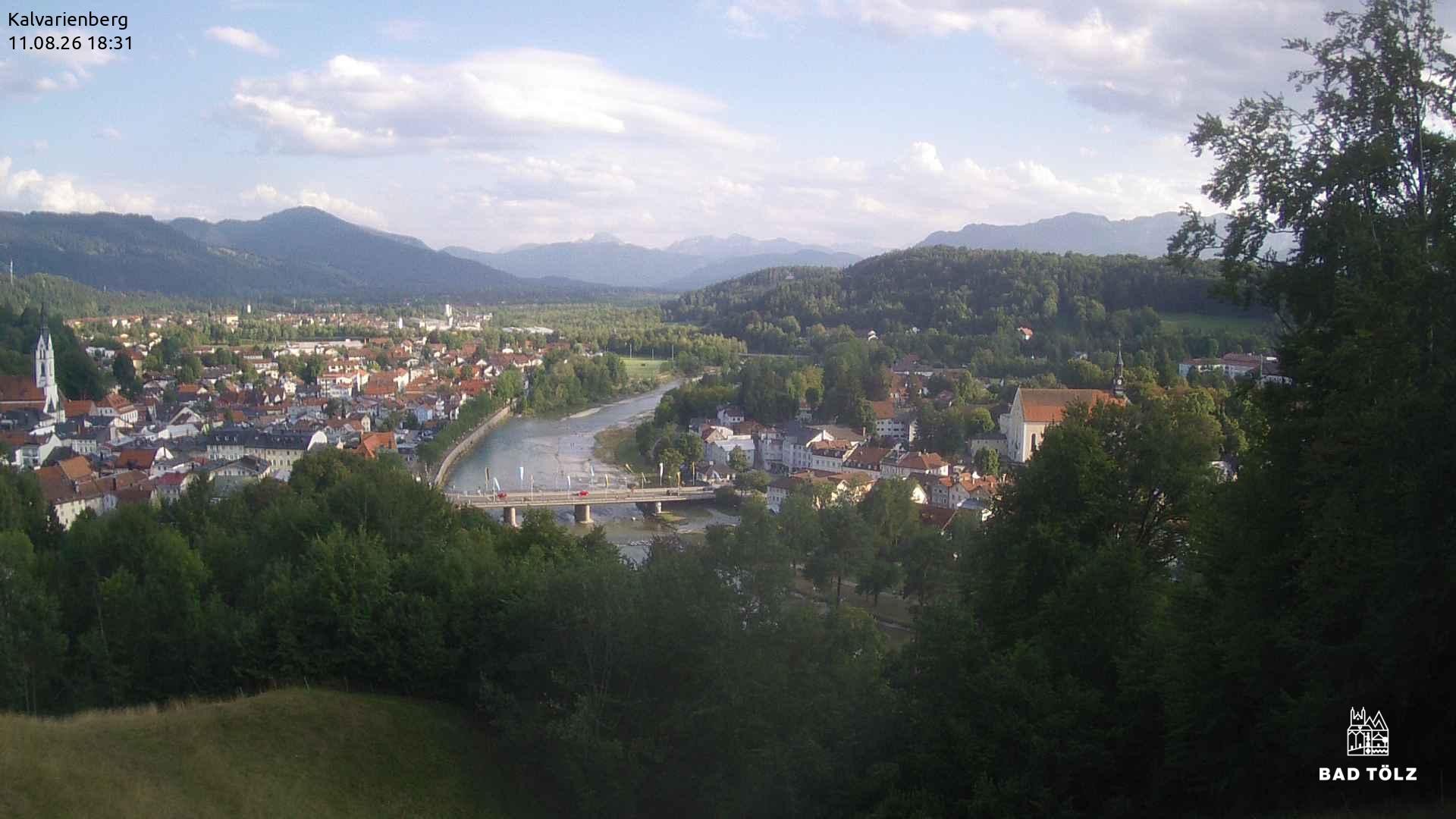 Archiv Foto Webcam Kalvarienberg bei Bad Tölz