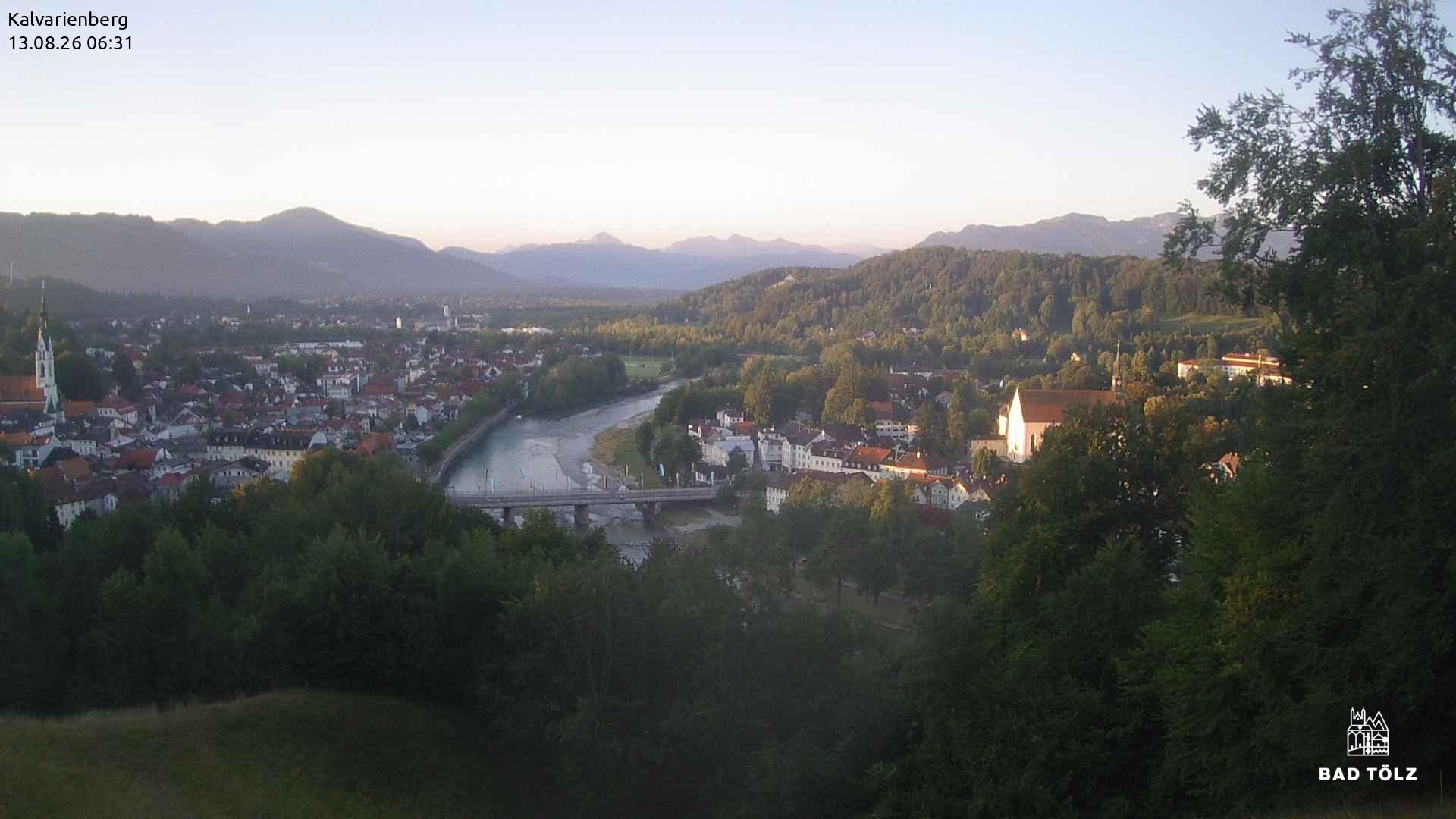 Archiv Foto Webcam Kalvarienberg bei Bad Tölz