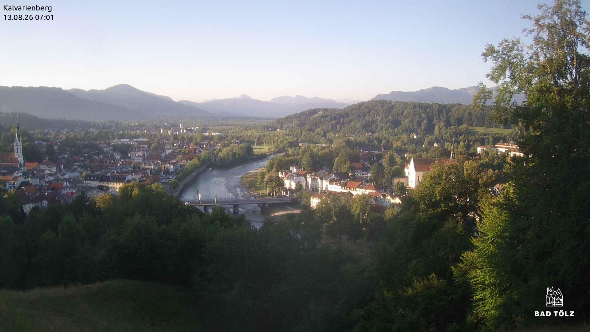 Archiv Foto Webcam Kalvarienberg bei Bad Tölz