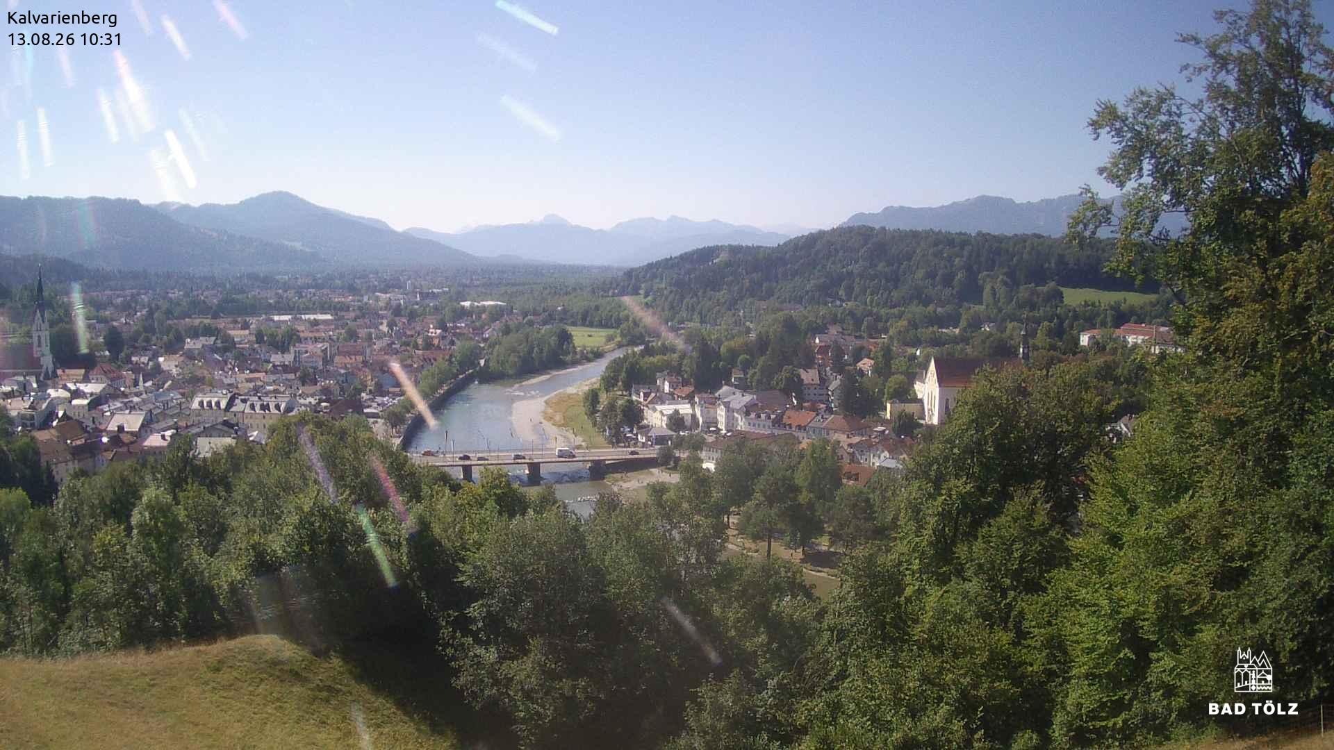Archiv Foto Webcam Kalvarienberg bei Bad Tölz