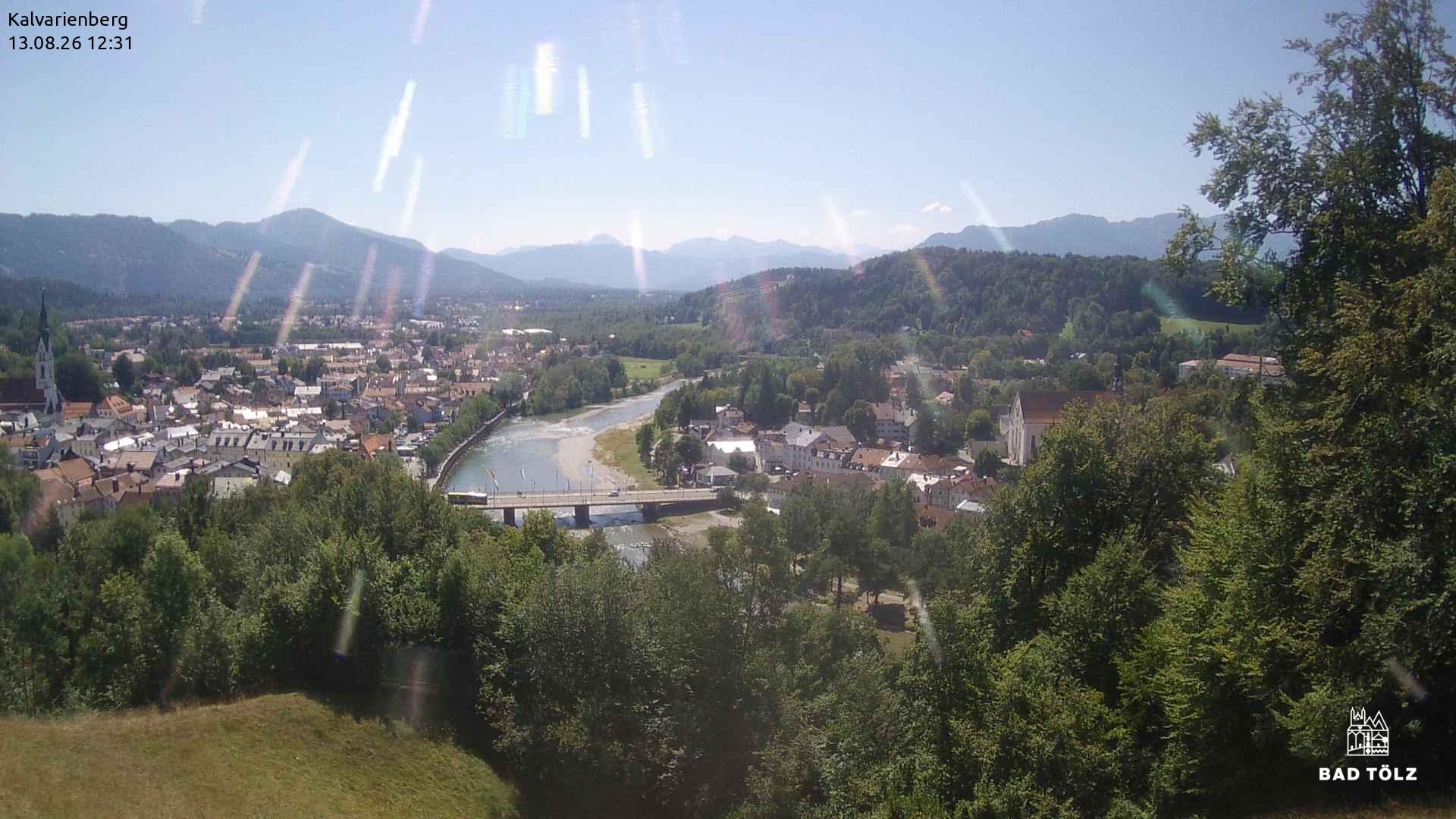 Archiv Foto Webcam Kalvarienberg bei Bad Tölz