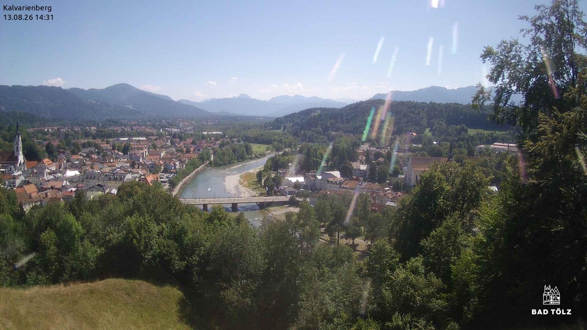Archiv Foto Webcam Kalvarienberg bei Bad Tölz