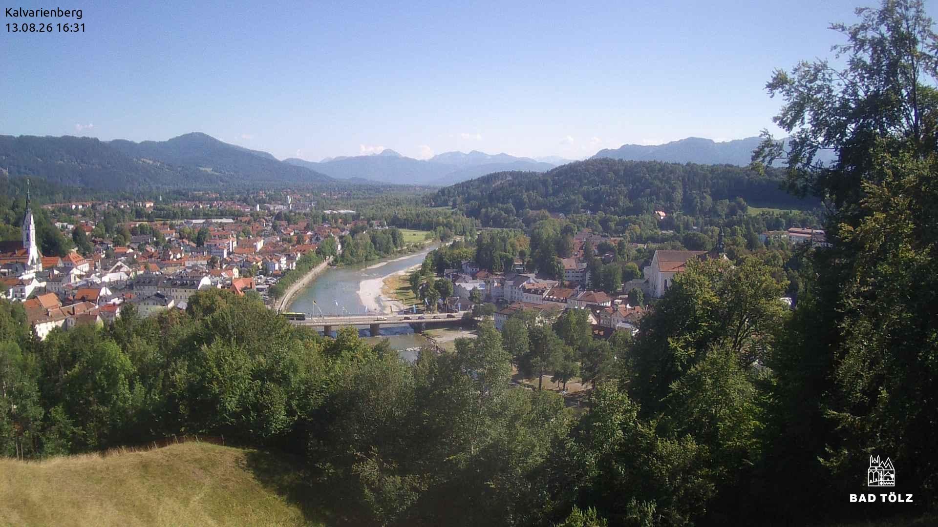 Archiv Foto Webcam Kalvarienberg bei Bad Tölz