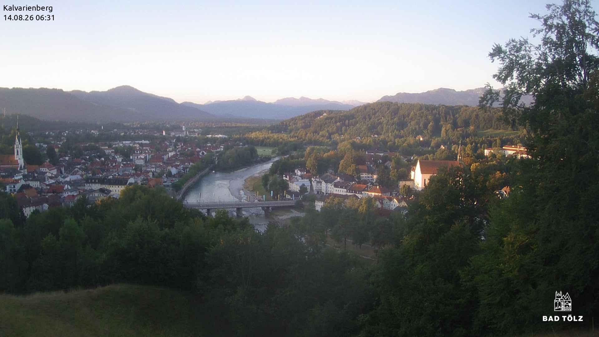 Archiv Foto Webcam Kalvarienberg bei Bad Tölz