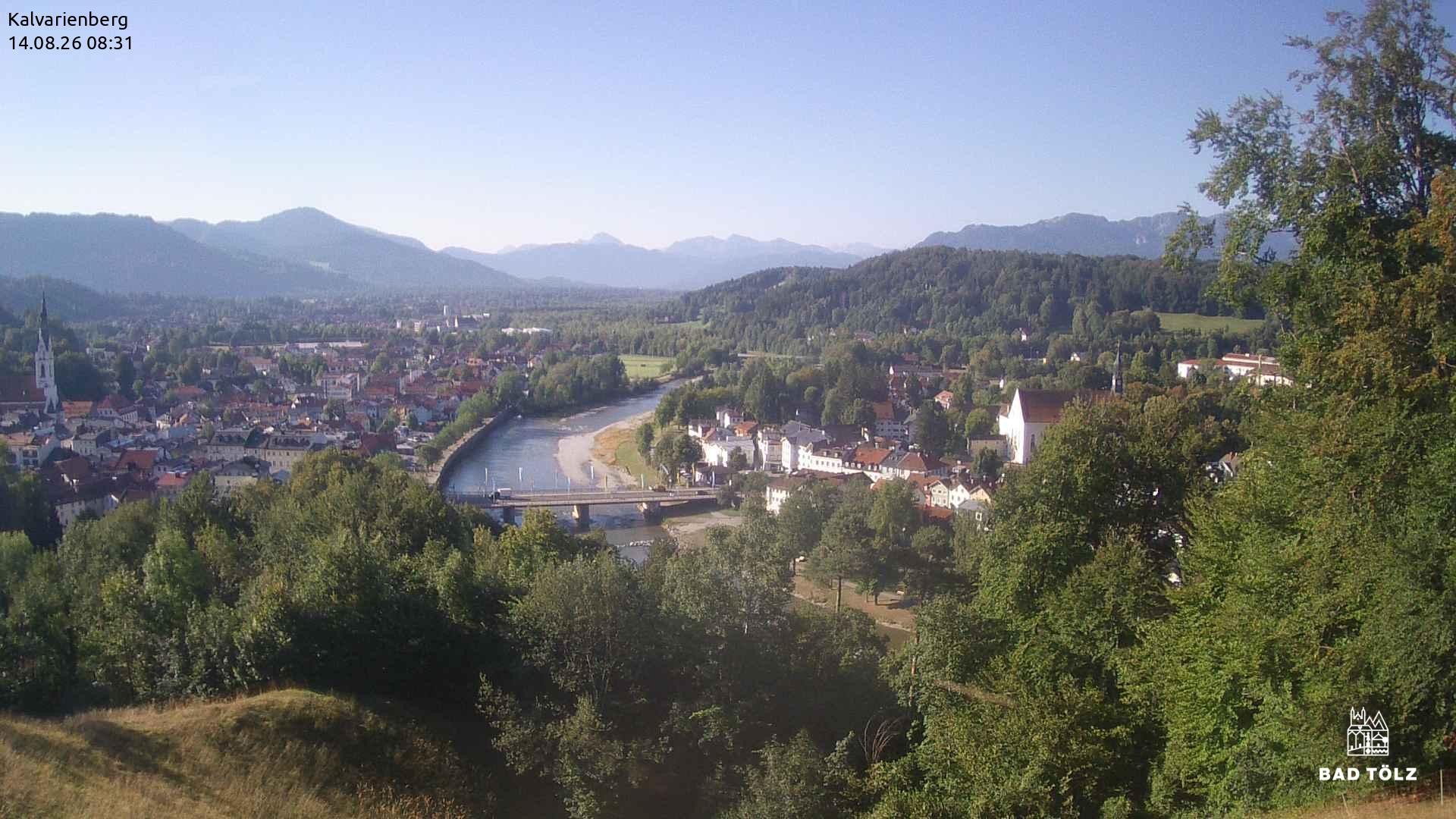 Archiv Foto Webcam Kalvarienberg bei Bad Tölz