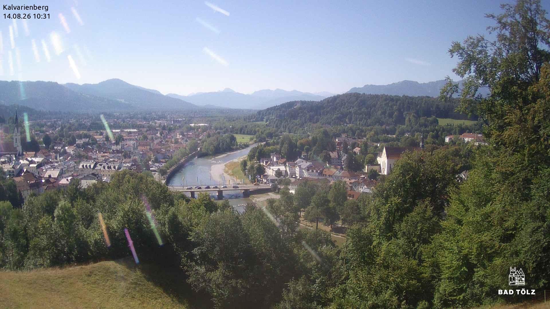 Archiv Foto Webcam Kalvarienberg bei Bad Tölz