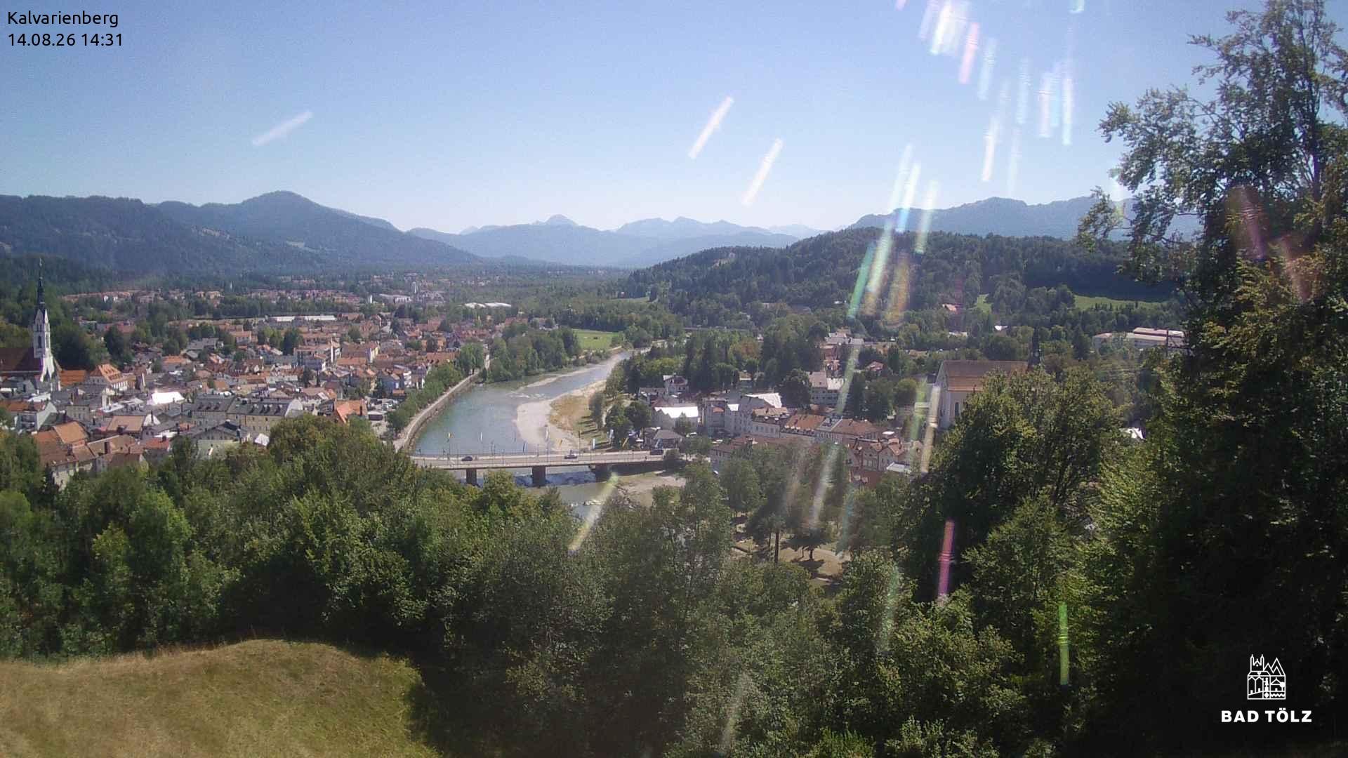 Archiv Foto Webcam Kalvarienberg bei Bad Tölz