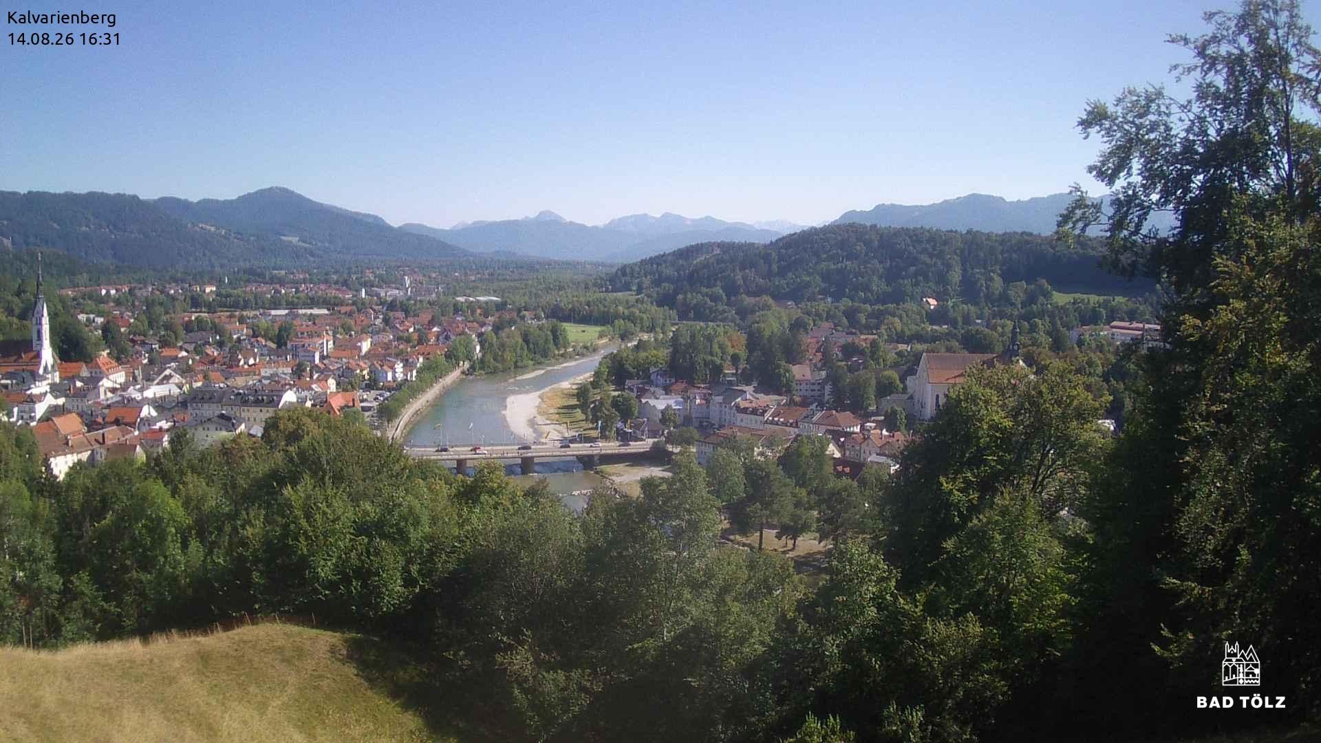 Archiv Foto Webcam Kalvarienberg bei Bad Tölz