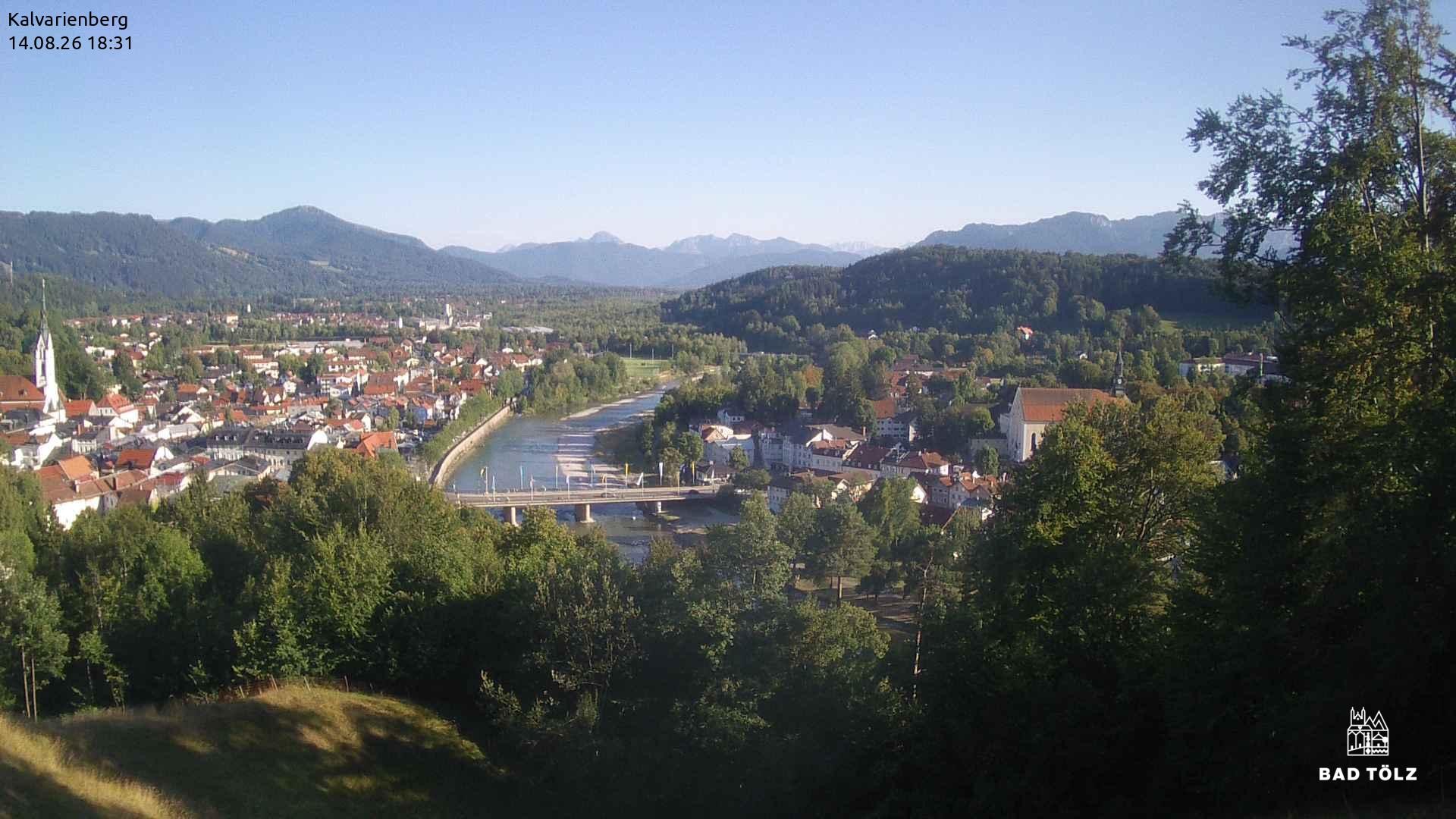 Archiv Foto Webcam Kalvarienberg bei Bad Tölz