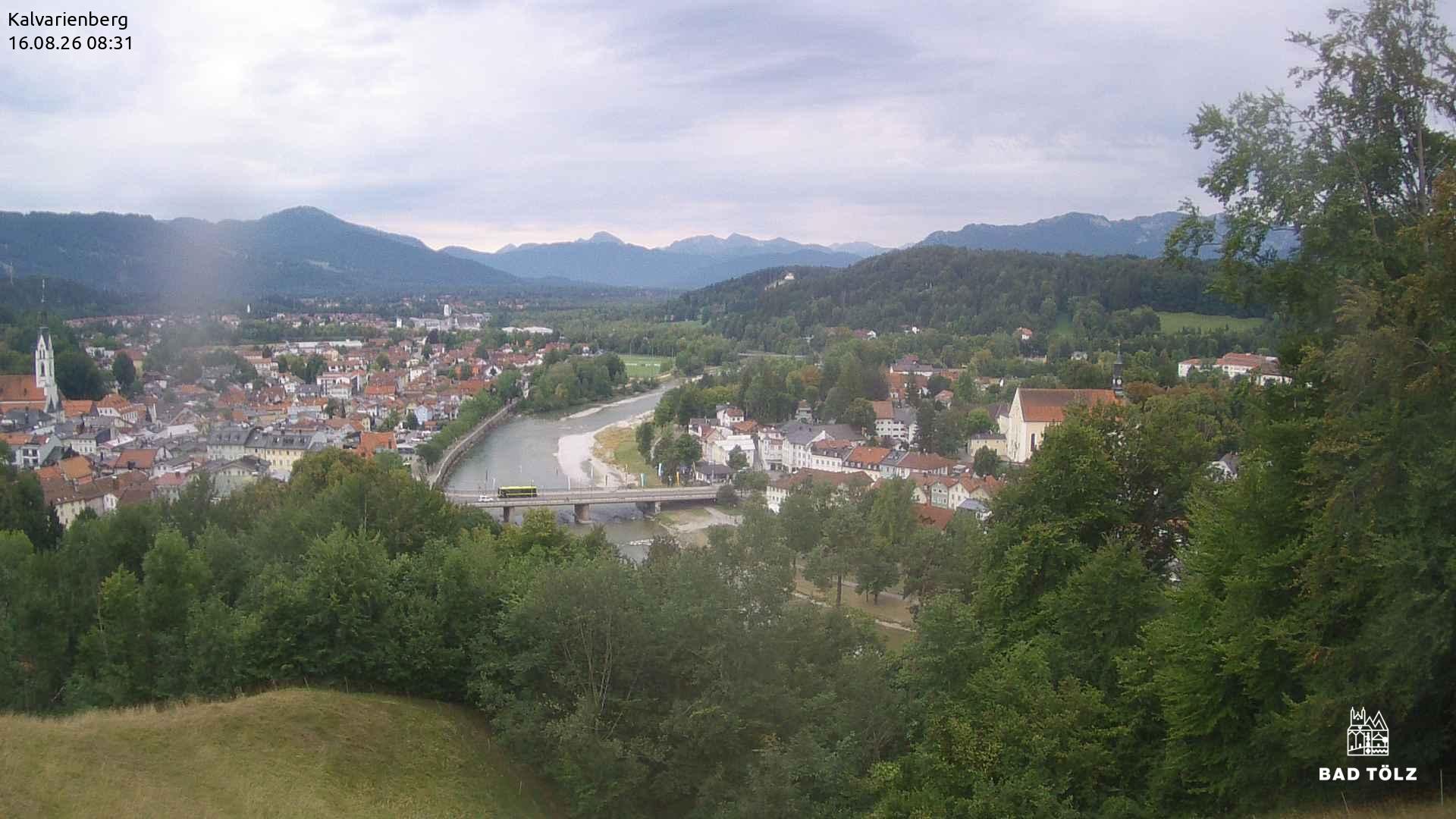 Archived image Webcam Bad Tölz - Kalvarienberg