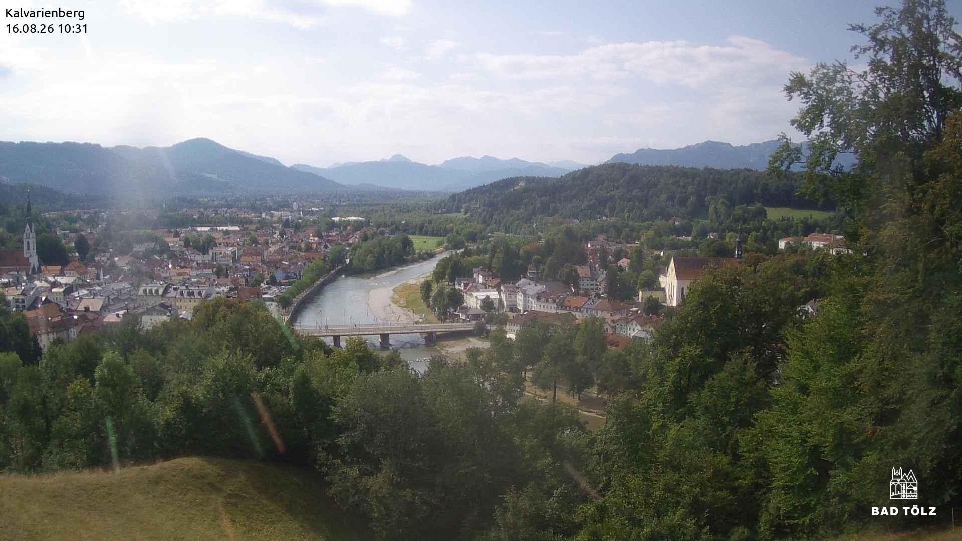Archived image Webcam Bad Tölz - Kalvarienberg