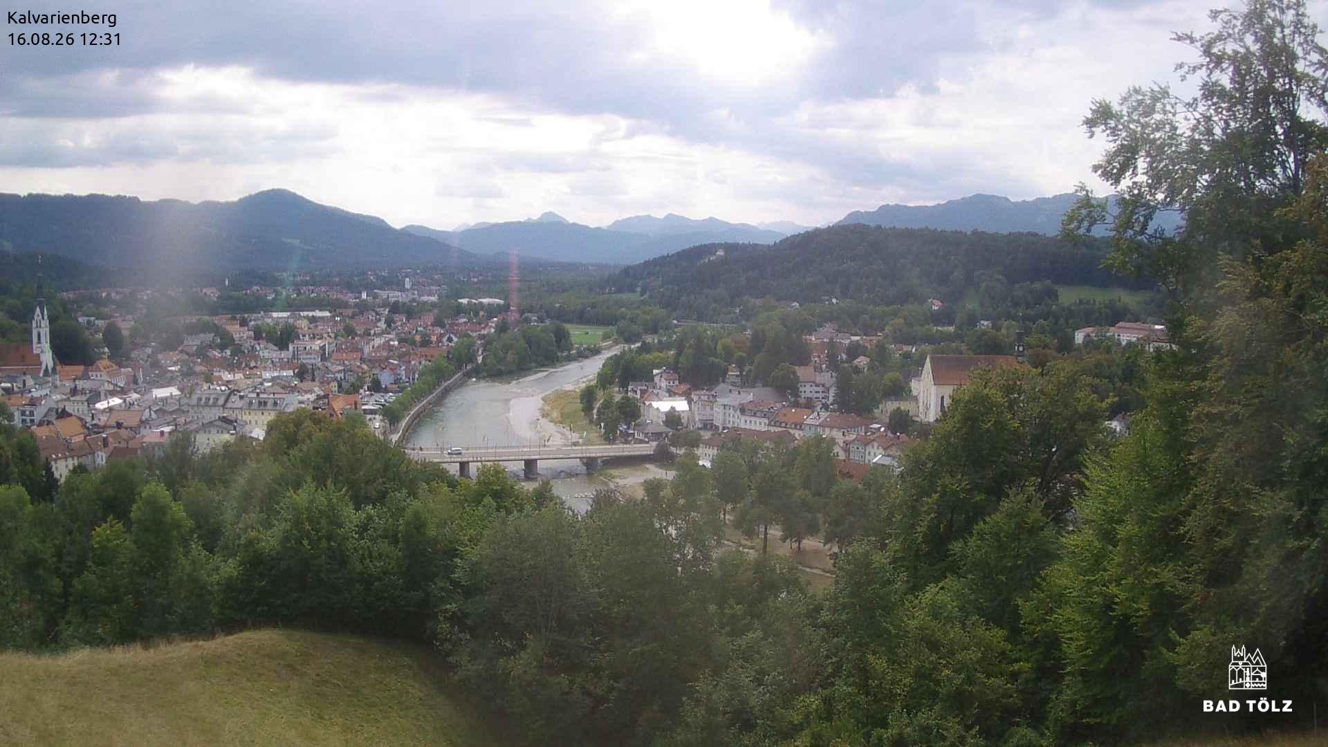 Archived image Webcam Bad Tölz - Kalvarienberg