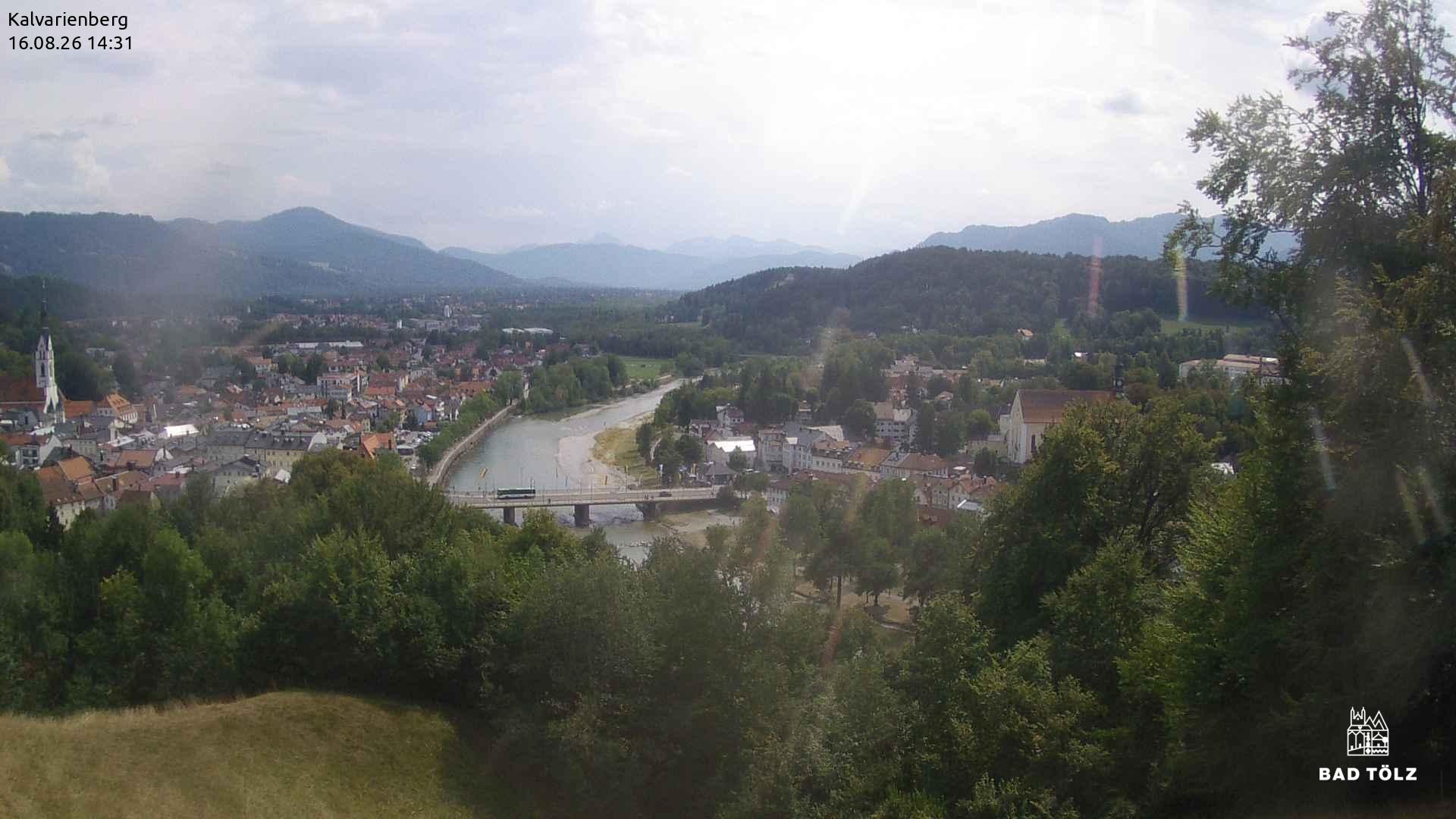 Archived image Webcam Bad Tölz - Kalvarienberg