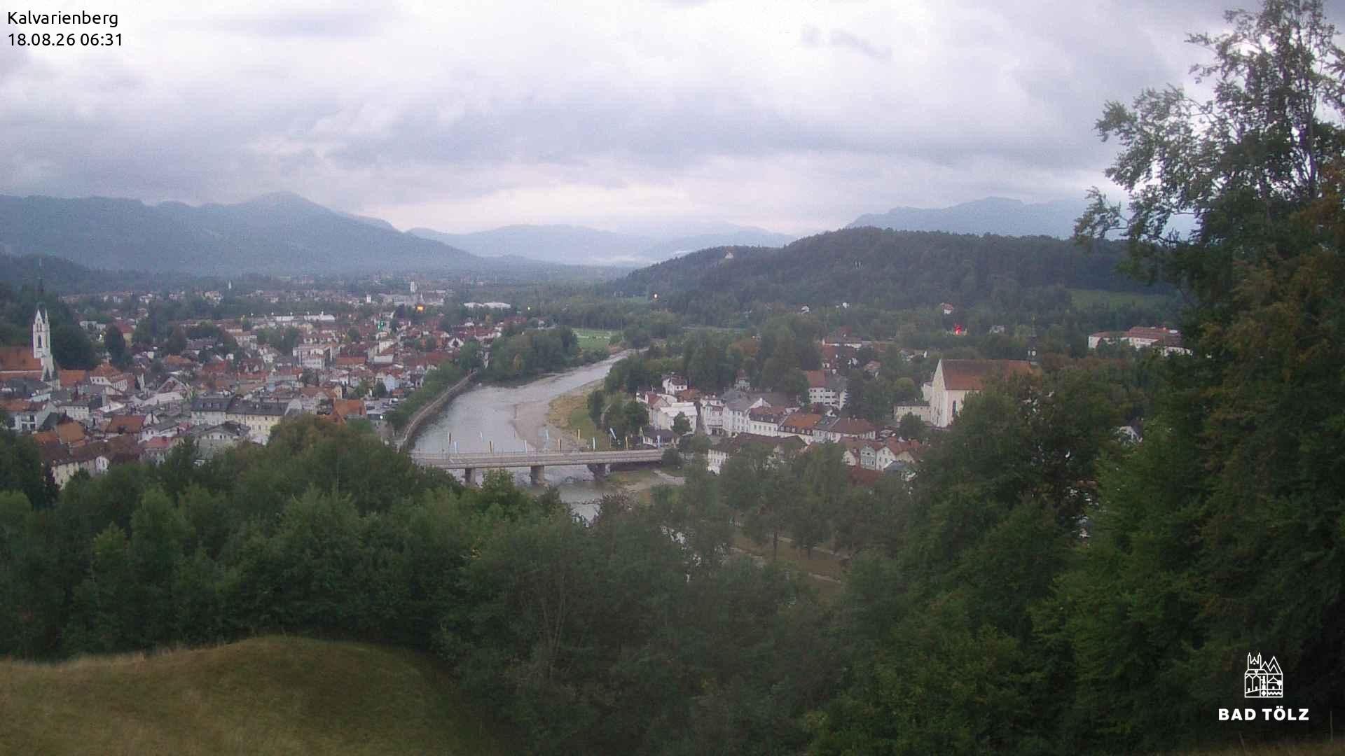 Archiv Foto Webcam Kalvarienberg bei Bad Tölz