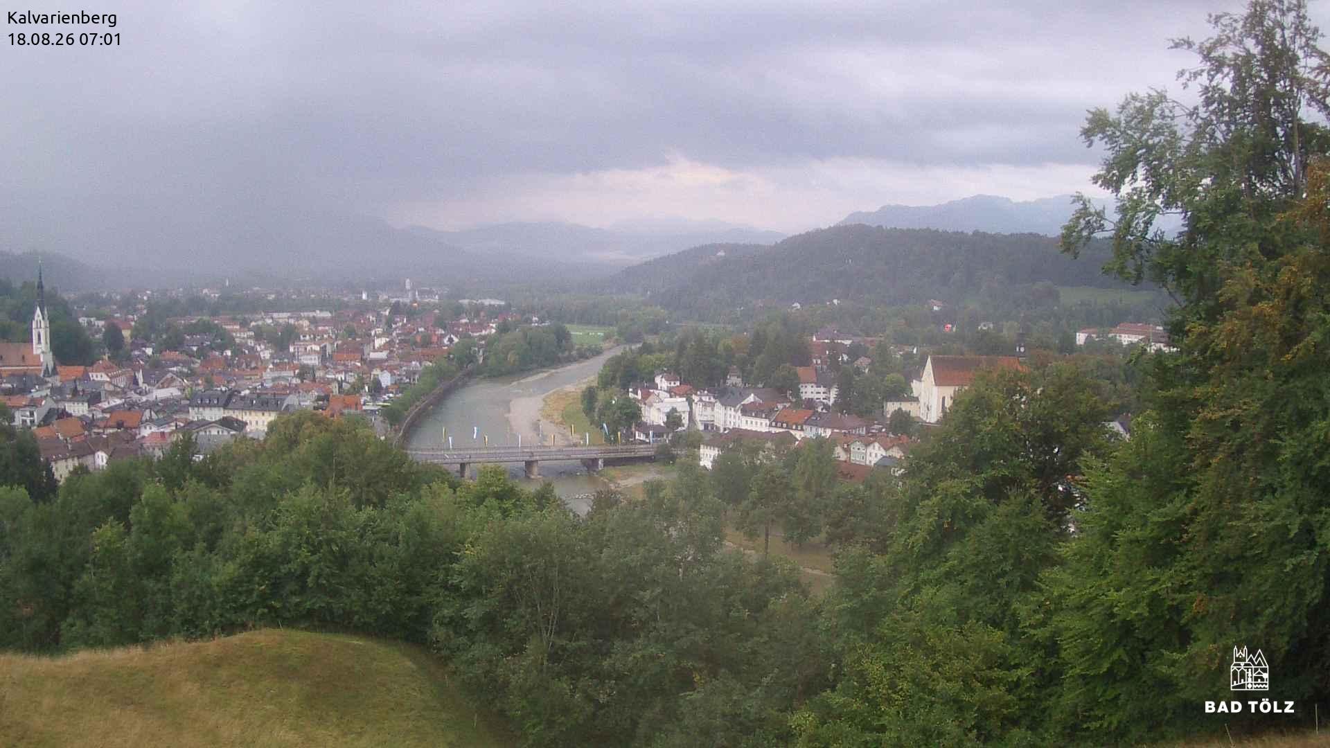 Archiv Foto Webcam Kalvarienberg bei Bad Tölz