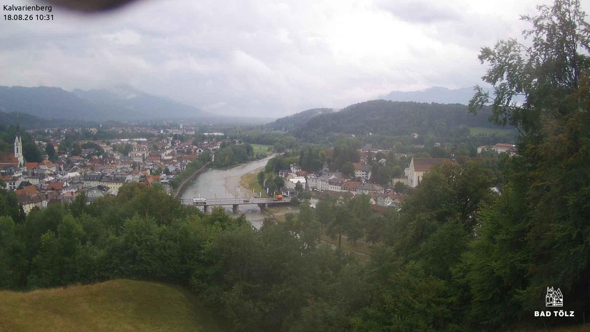 Archiv Foto Webcam Kalvarienberg bei Bad Tölz