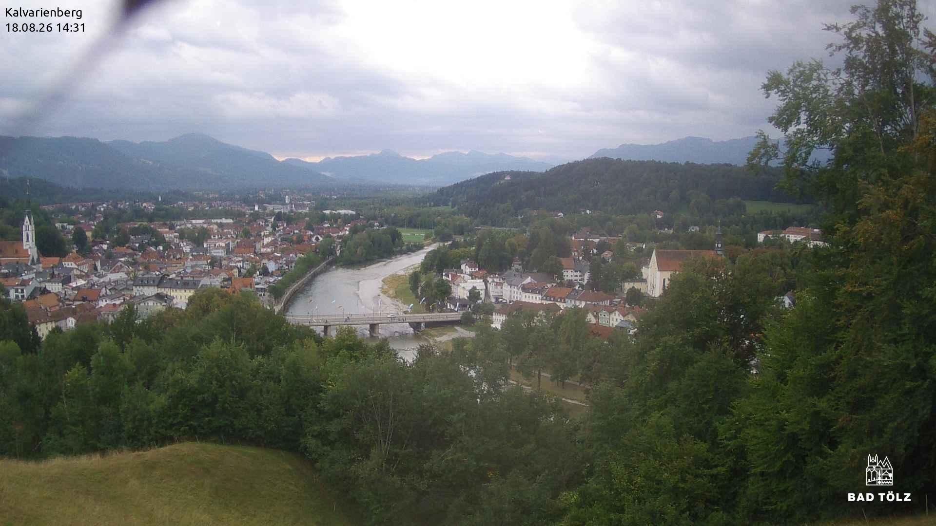 Archiv Foto Webcam Kalvarienberg bei Bad Tölz