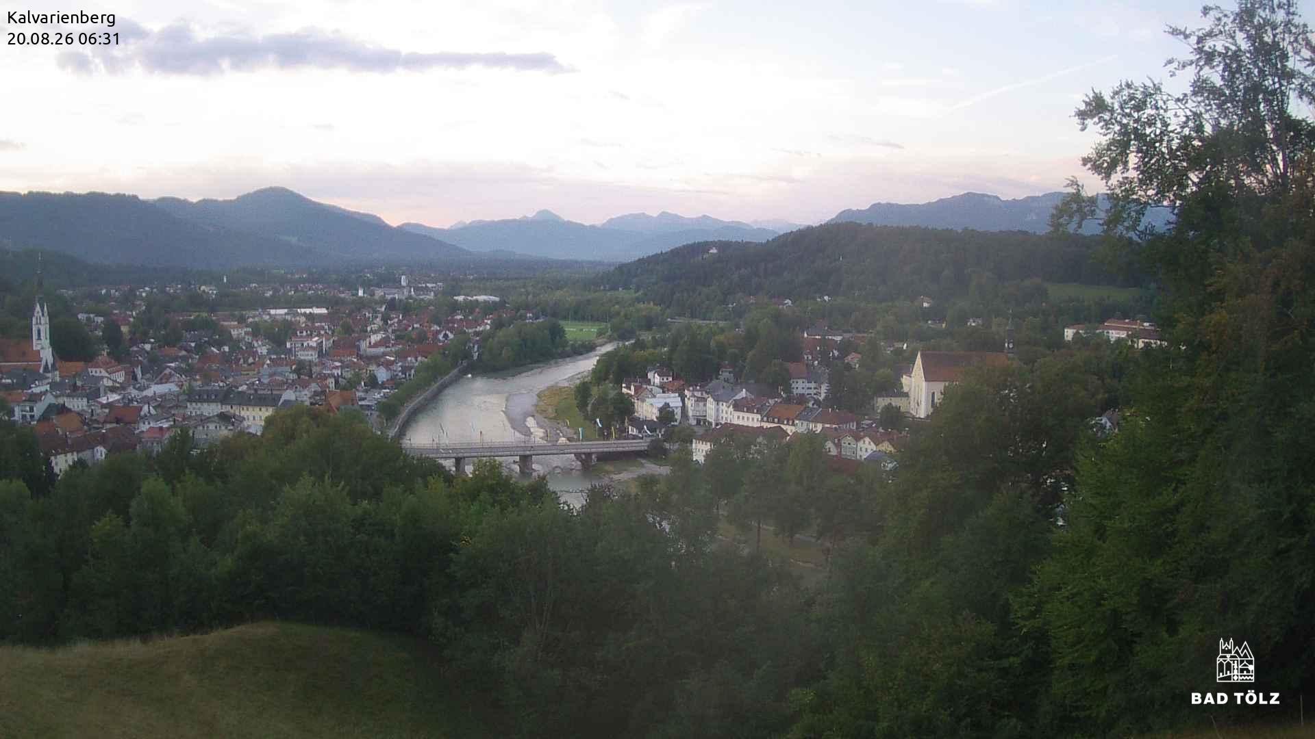 Archiv Foto Webcam Kalvarienberg bei Bad Tölz