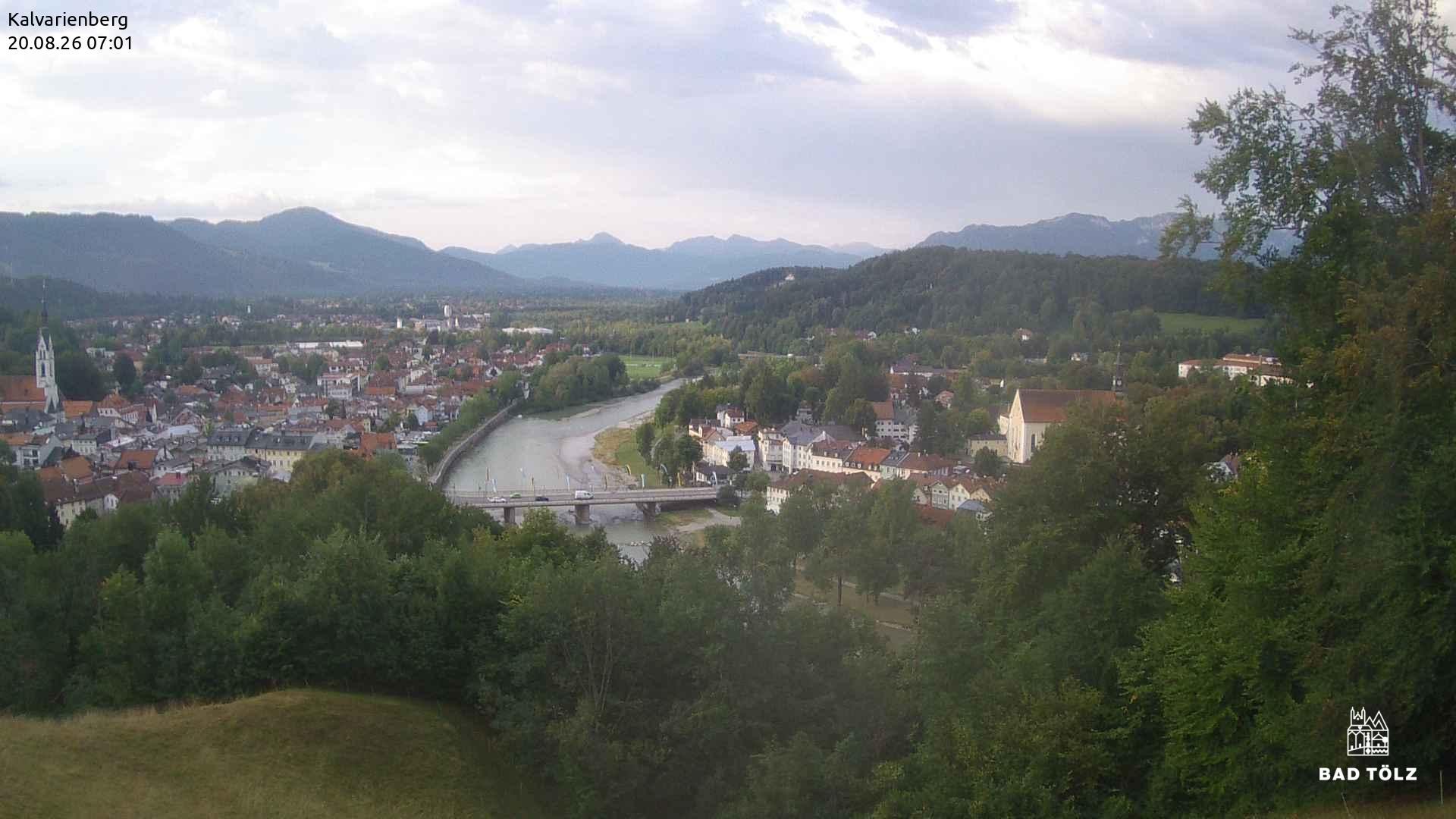 Archiv Foto Webcam Kalvarienberg bei Bad Tölz