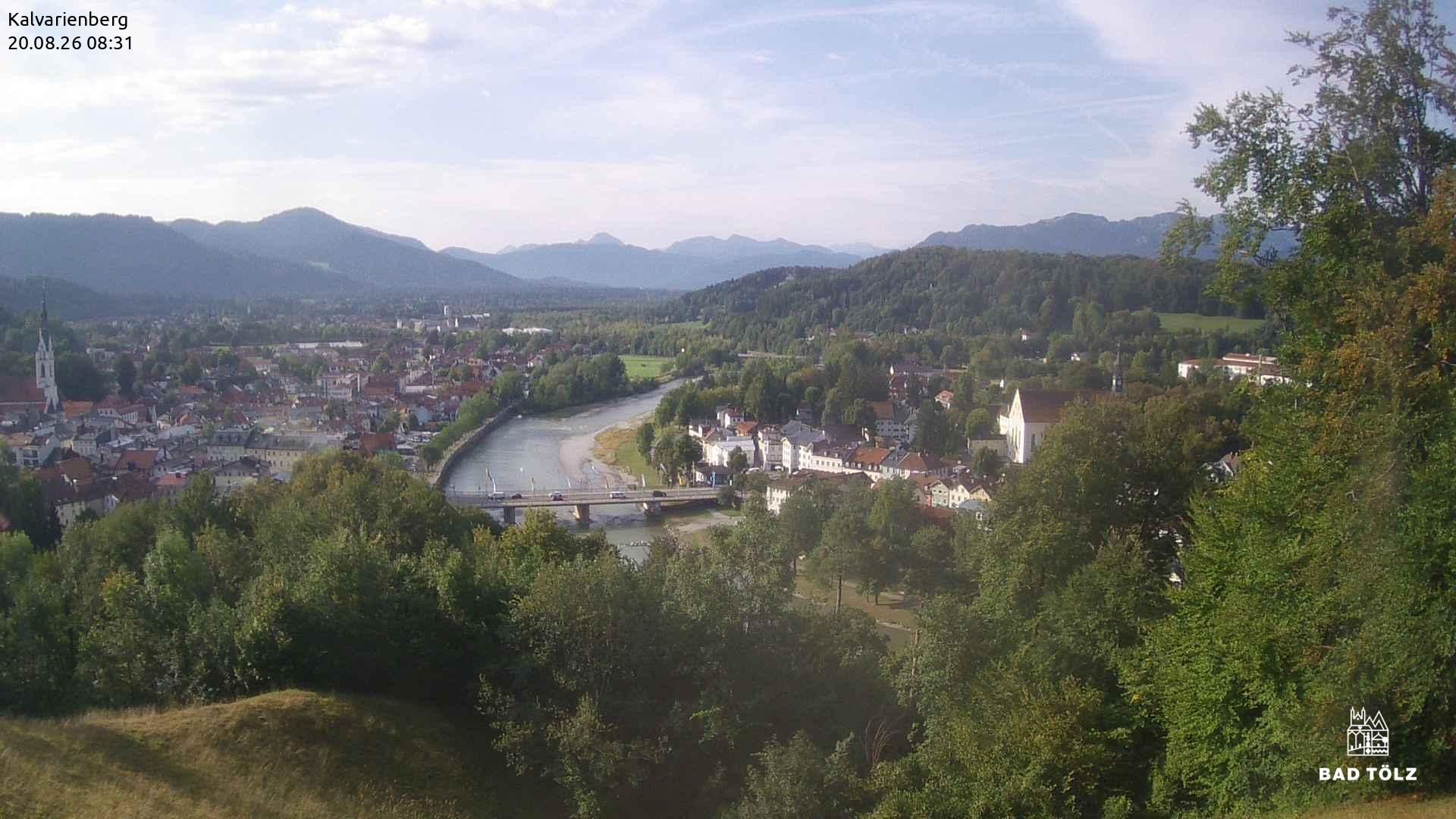 Archiv Foto Webcam Kalvarienberg bei Bad Tölz