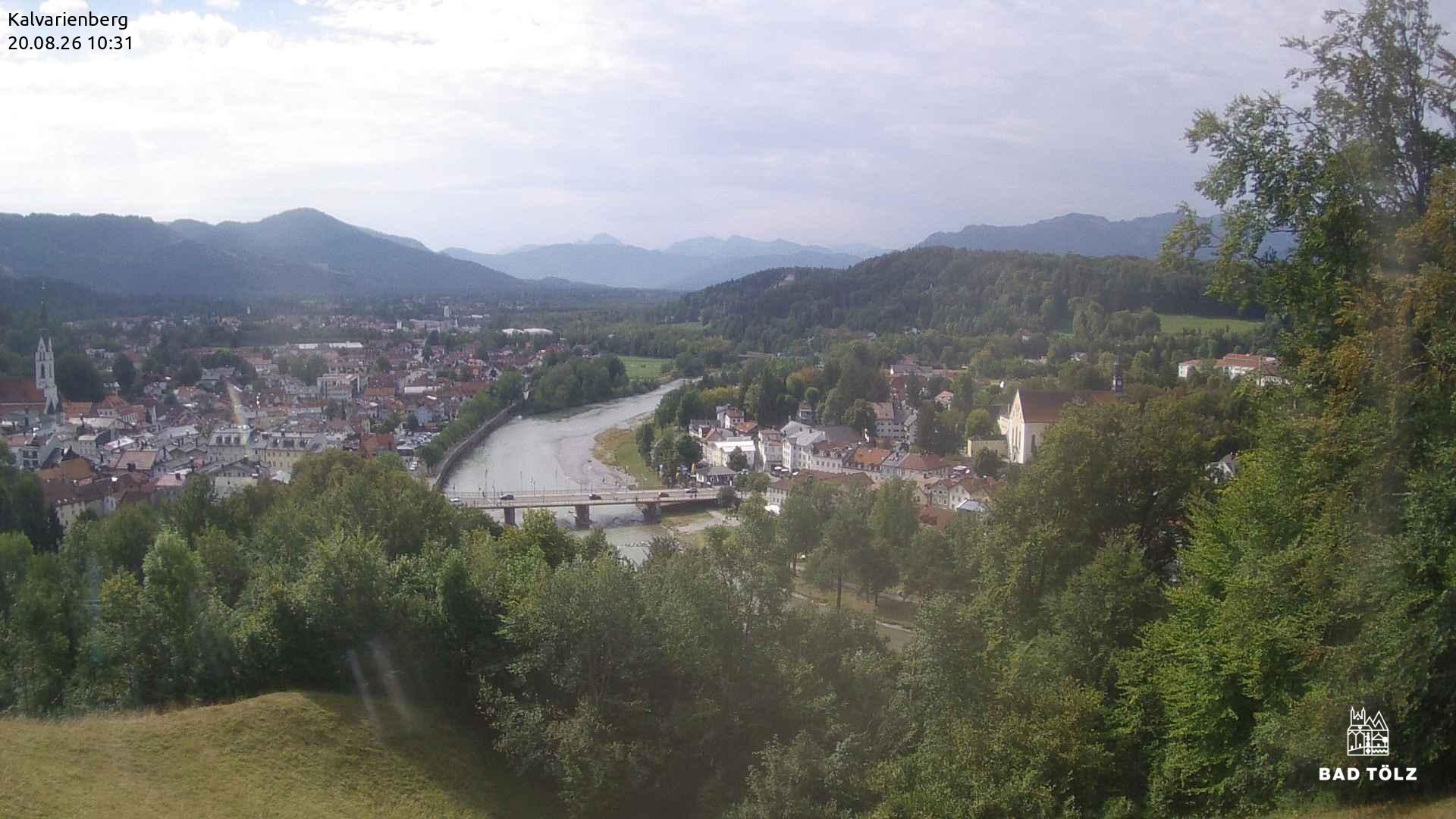 Archiv Foto Webcam Kalvarienberg bei Bad Tölz