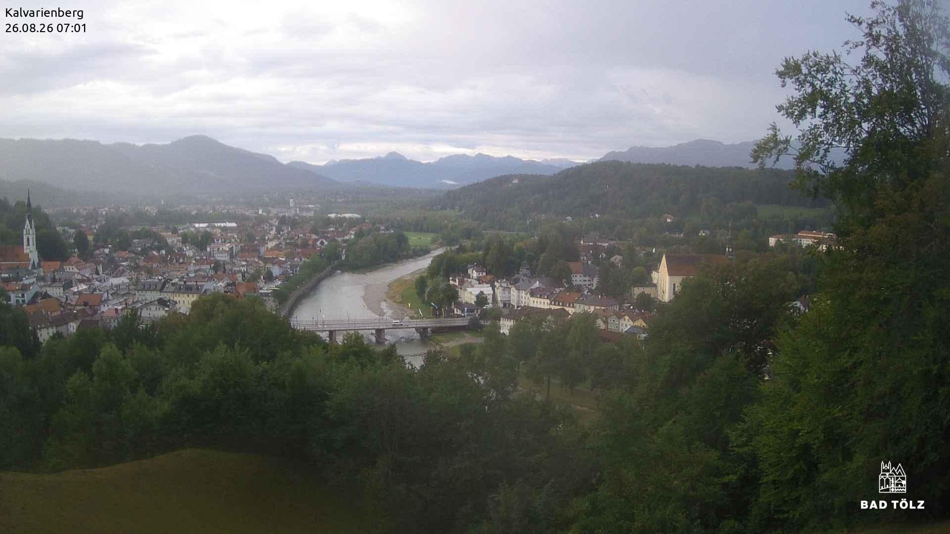 Archived image Webcam Bad Tölz - Kalvarienberg