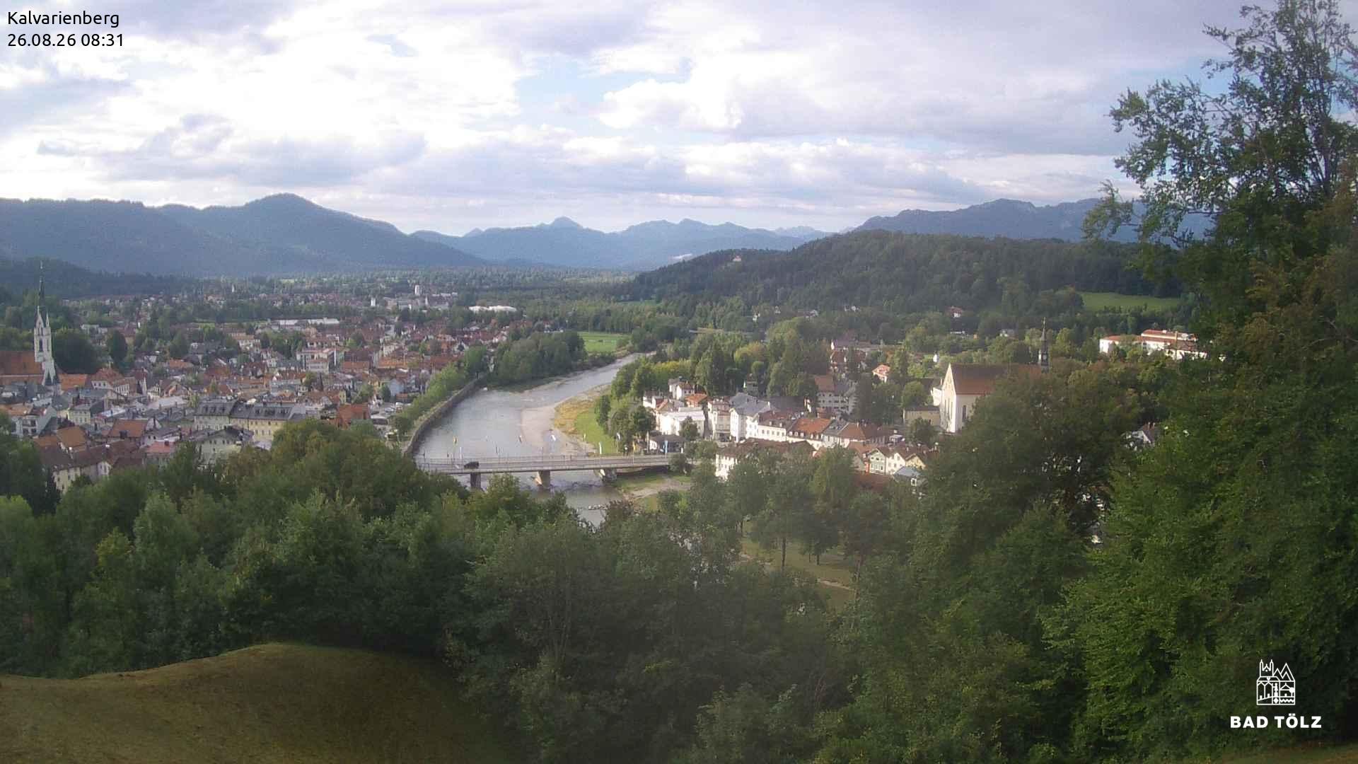 Archived image Webcam Bad Tölz - Kalvarienberg