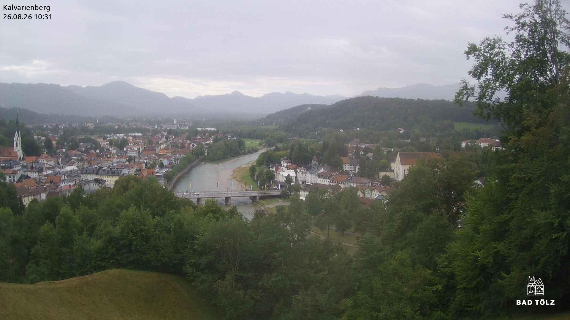 Archiv Foto Webcam Kalvarienberg bei Bad Tölz