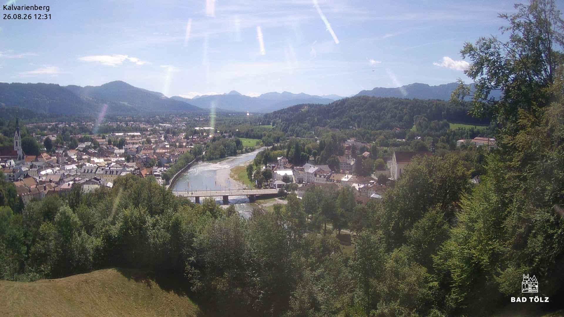 Archiv Foto Webcam Kalvarienberg bei Bad Tölz