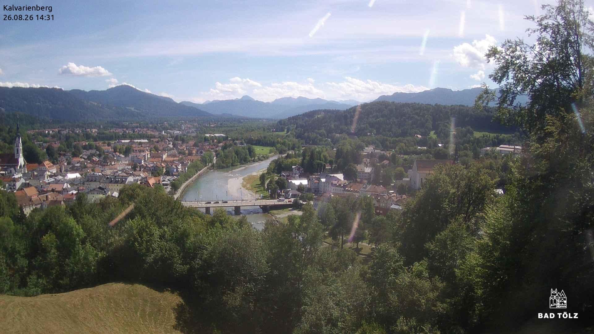 Archiv Foto Webcam Kalvarienberg bei Bad Tölz