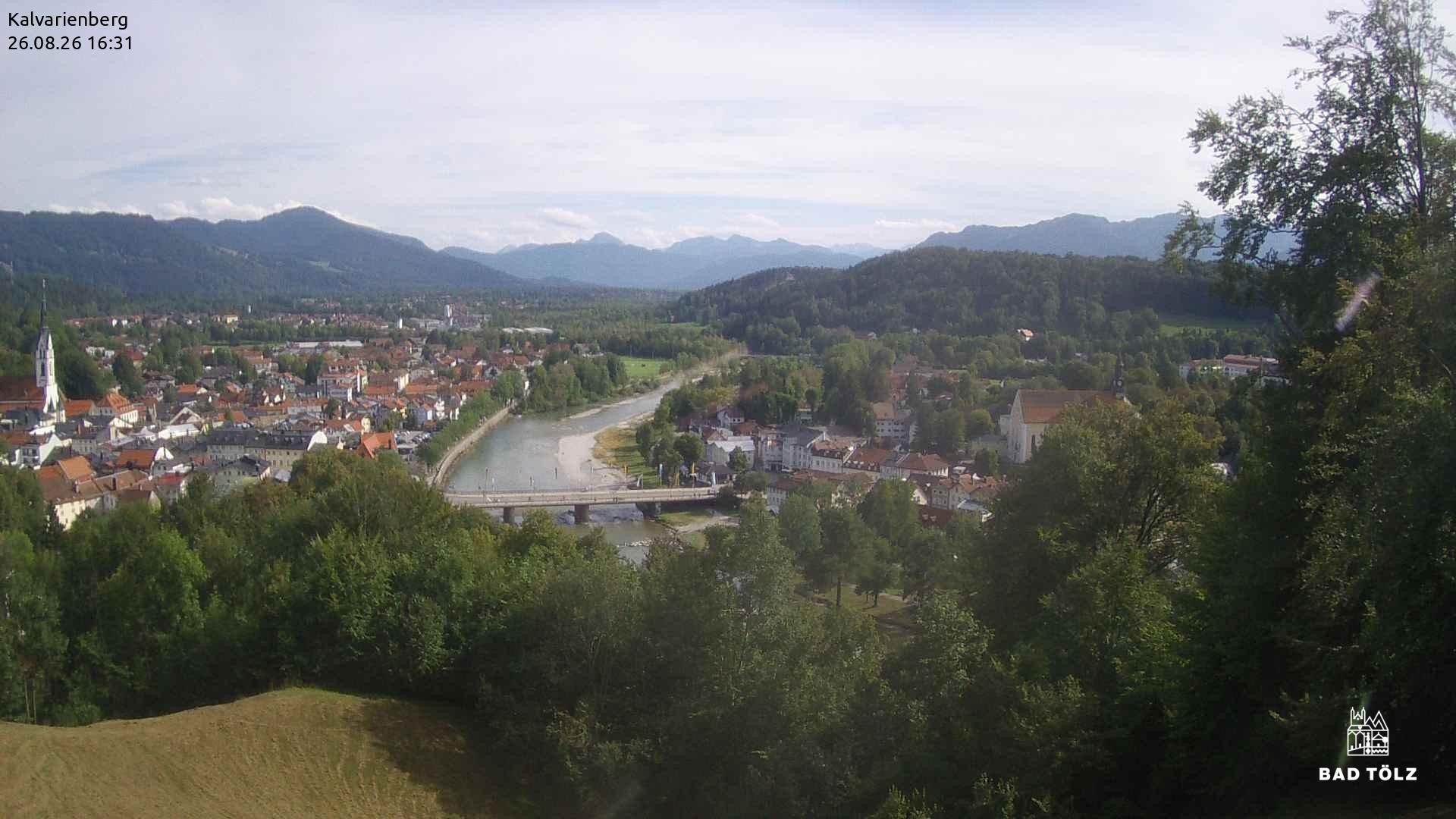 Archiv Foto Webcam Kalvarienberg bei Bad Tölz