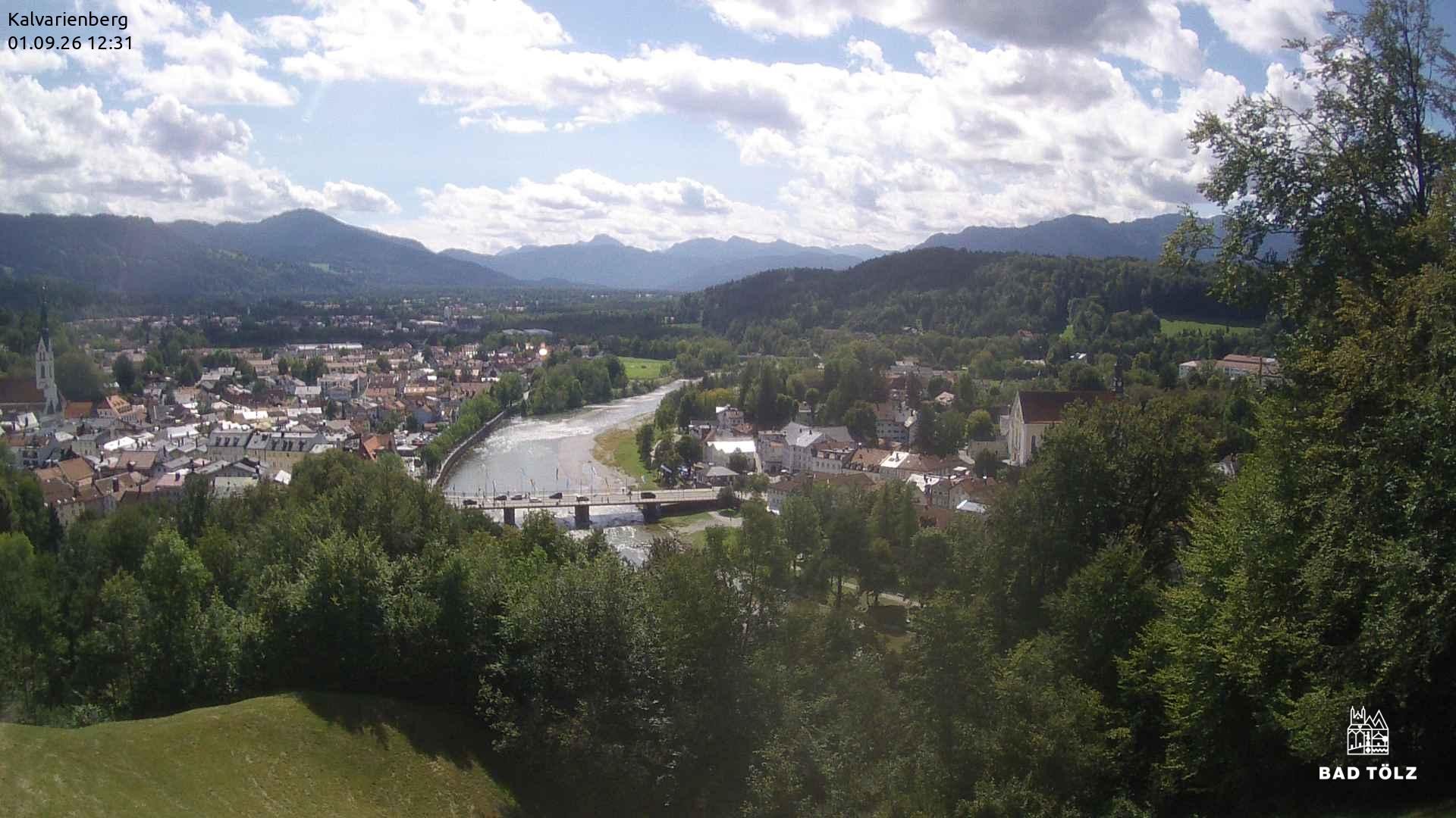 Archived image Webcam Bad Tölz - Kalvarienberg