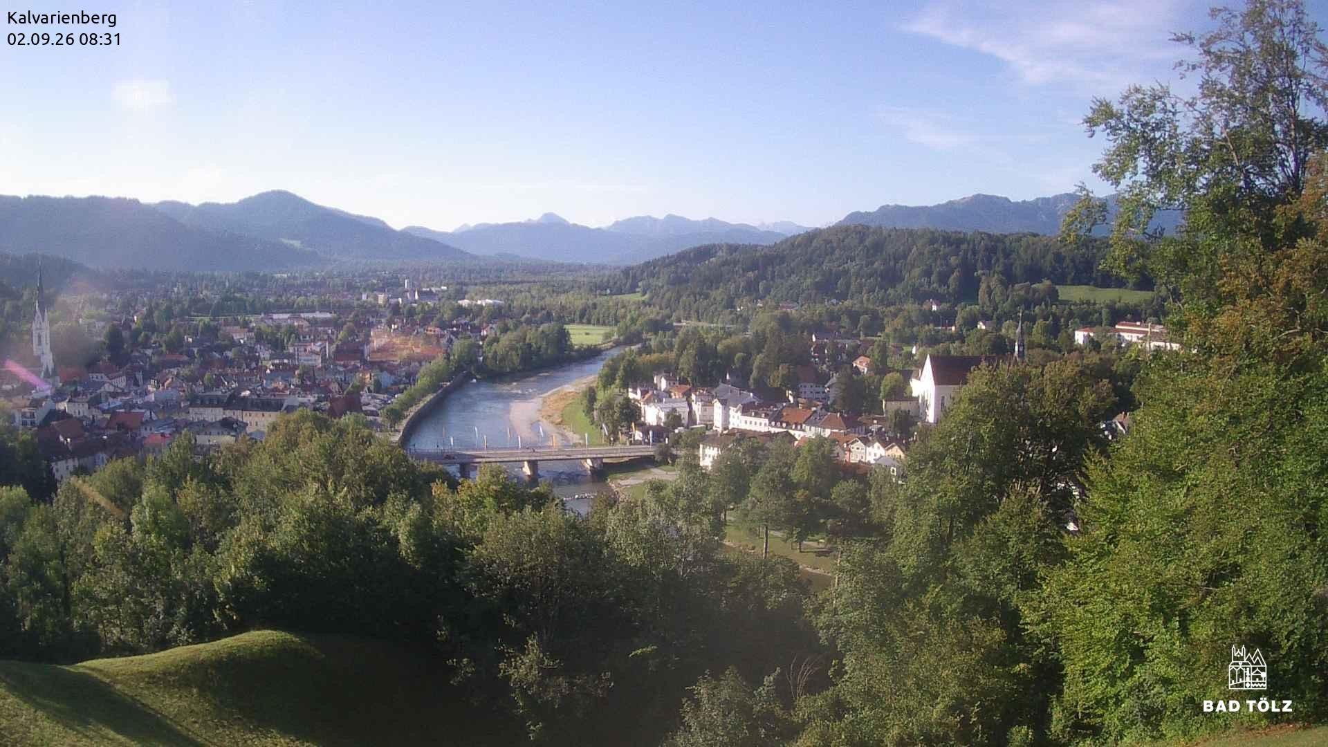Archiv Foto Webcam Kalvarienberg bei Bad Tölz