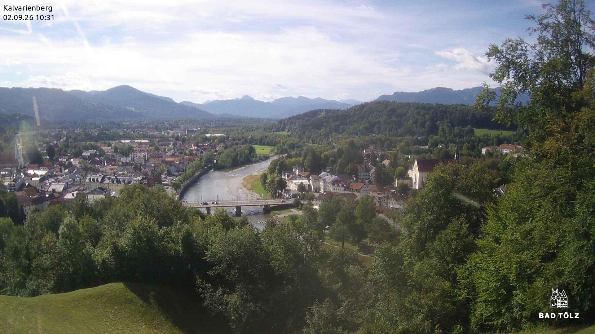 Archiv Foto Webcam Kalvarienberg bei Bad Tölz