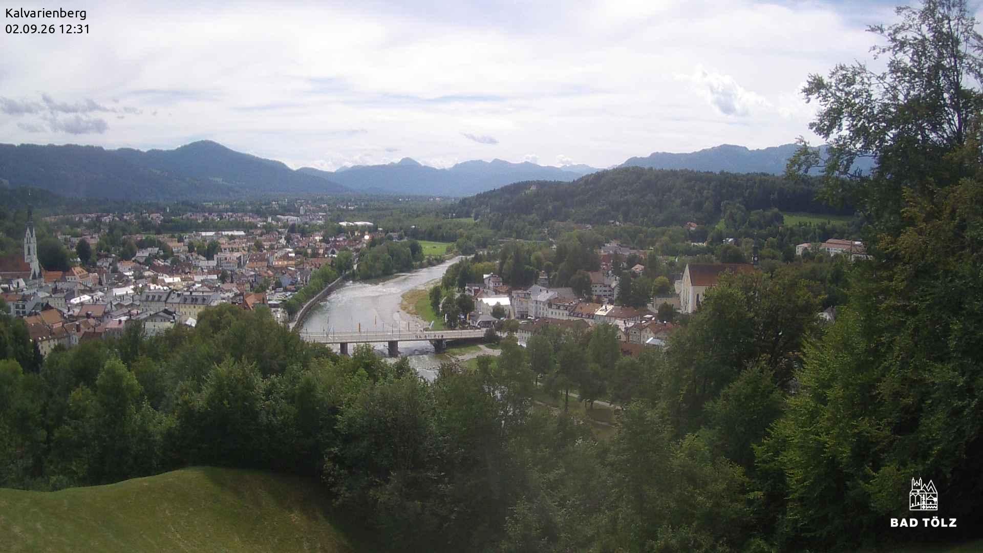 Archiv Foto Webcam Kalvarienberg bei Bad Tölz