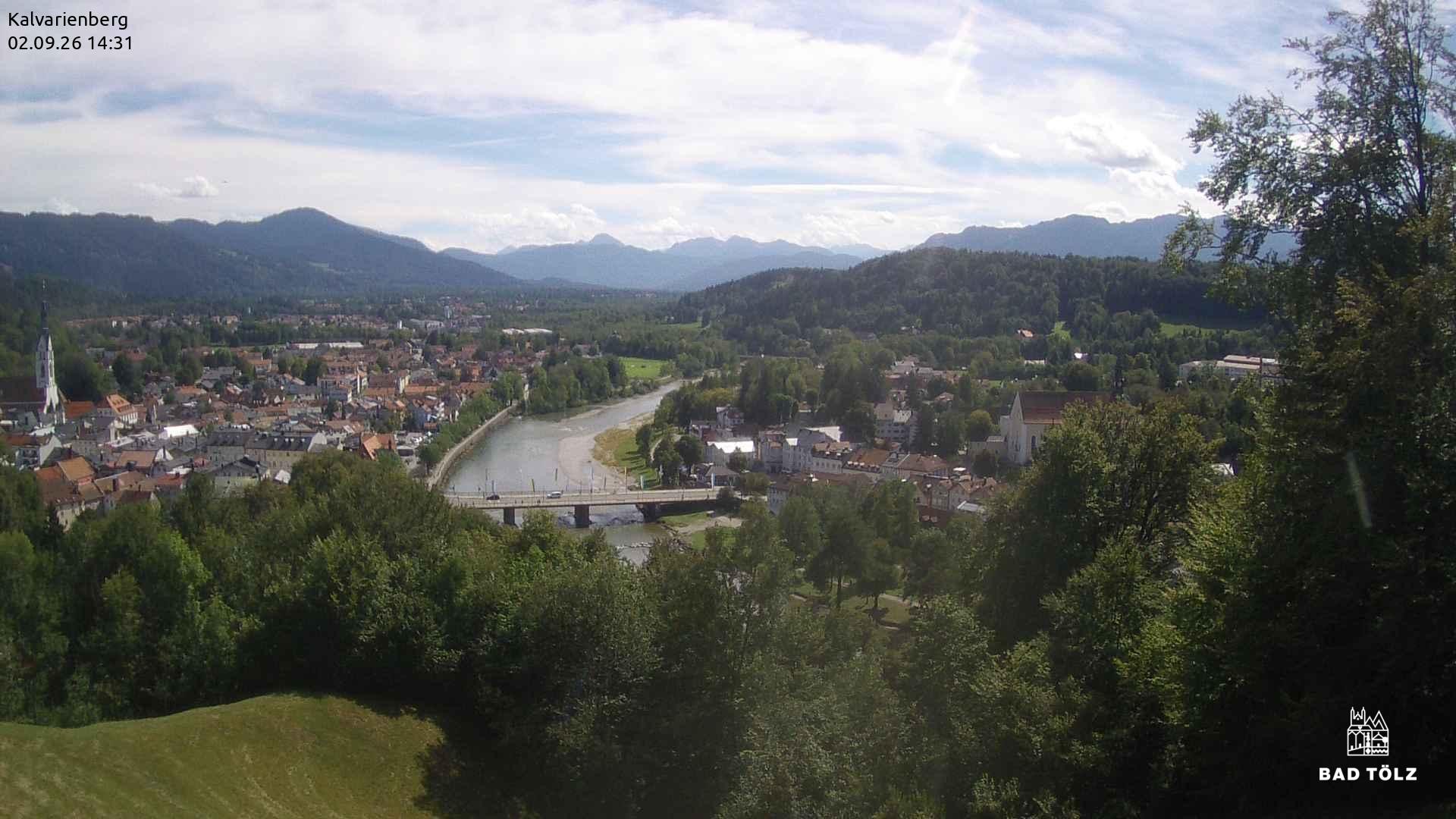 Archiv Foto Webcam Kalvarienberg bei Bad Tölz