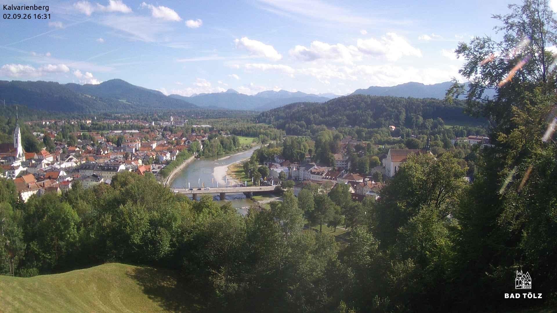 Archiv Foto Webcam Kalvarienberg bei Bad Tölz